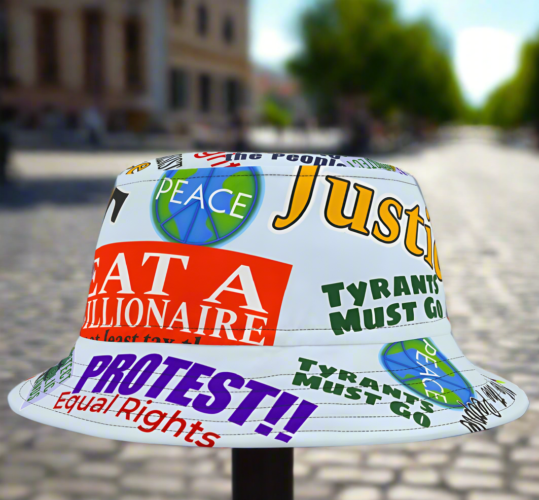 PROTESTER Bucket Hat BLUE
