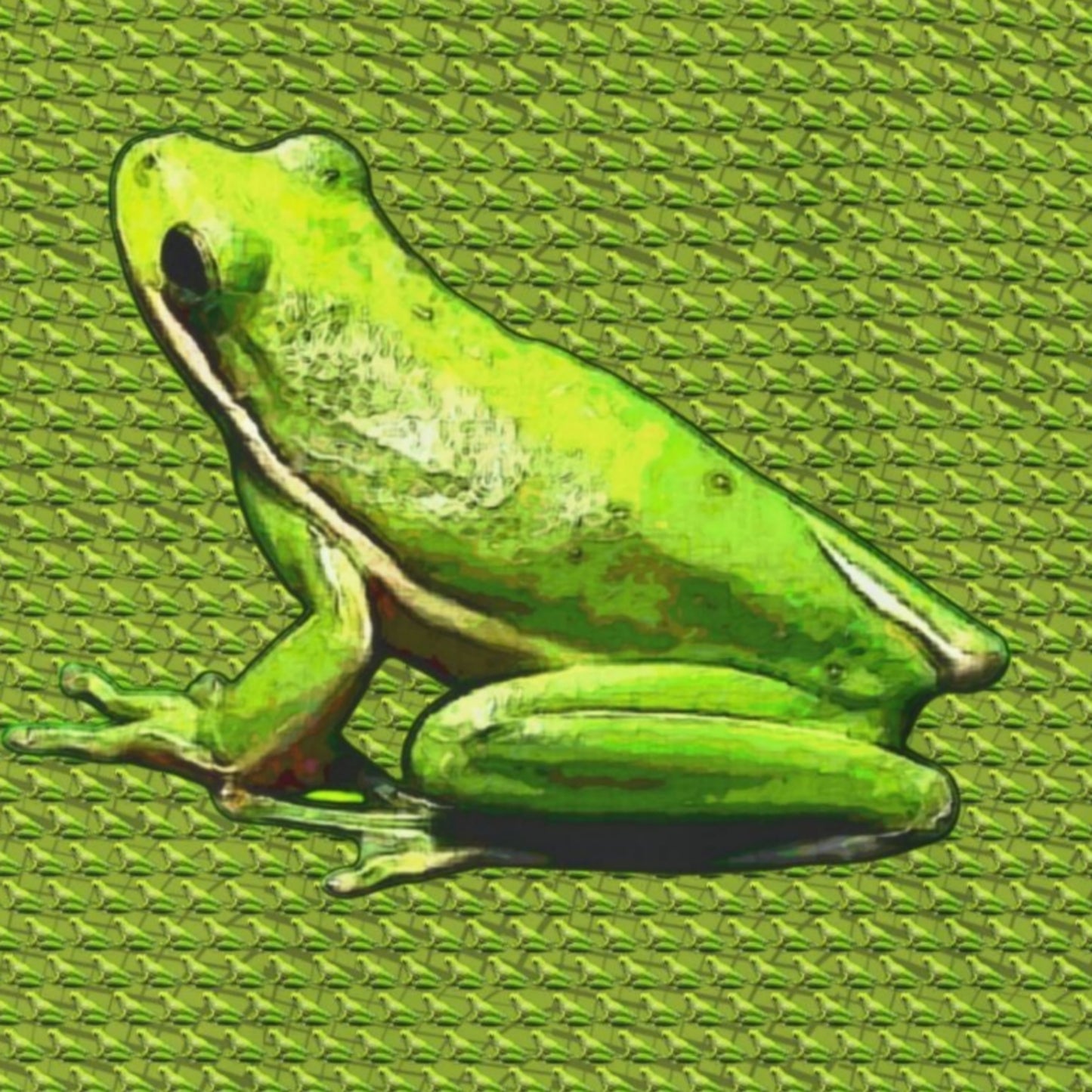 Women's Jersey — Kisatchie Tree Frog All-Over Print Sports Tee