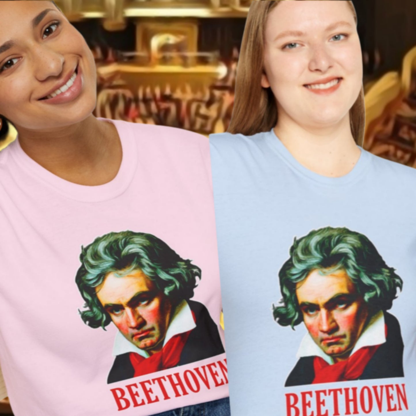 Beethoven Unisex Softstyle T-Shirt - Perfect for Music Lovers