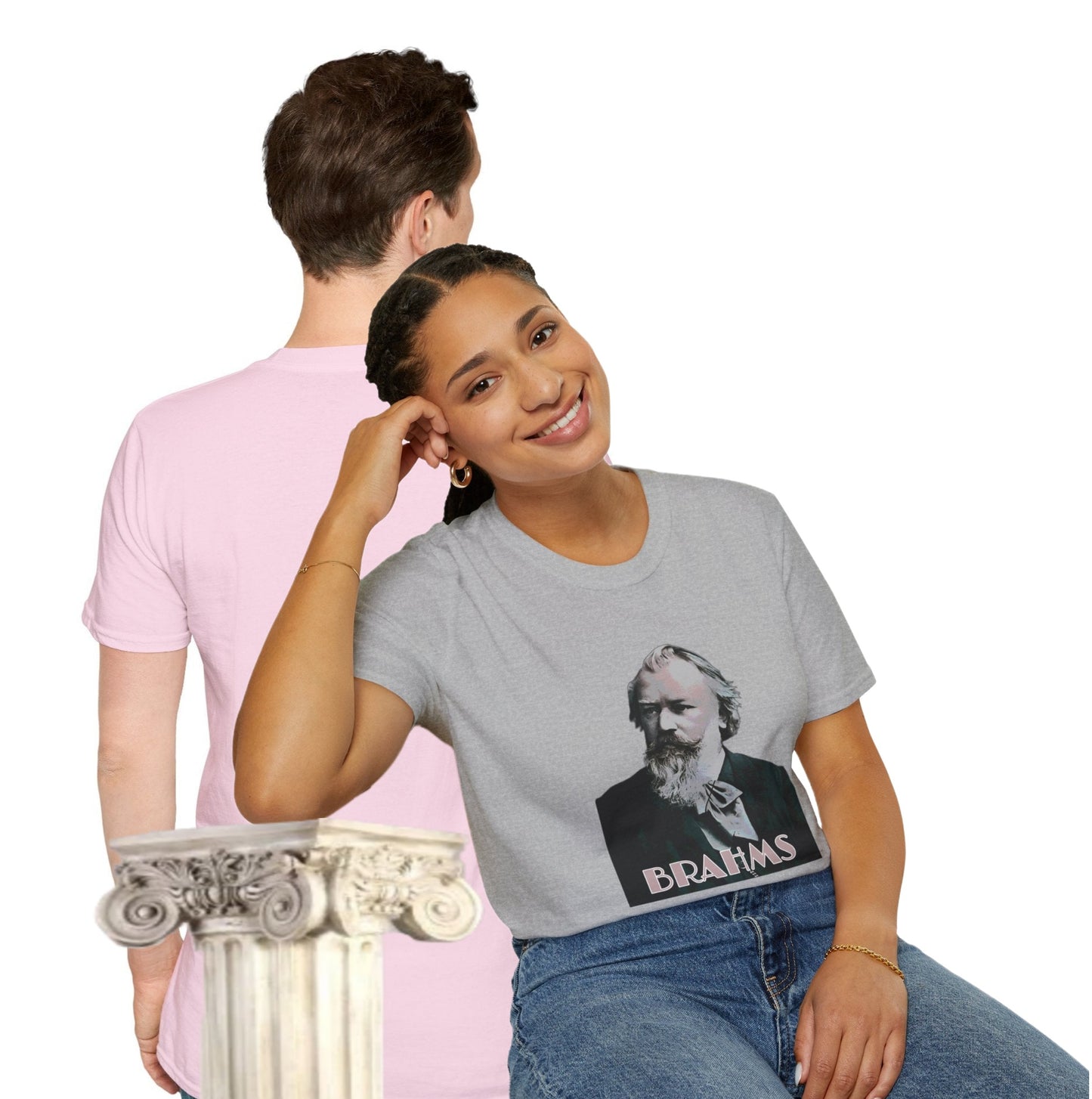 Brahms Unisex Softstyle T-Shirt - Perfect for Music Lovers