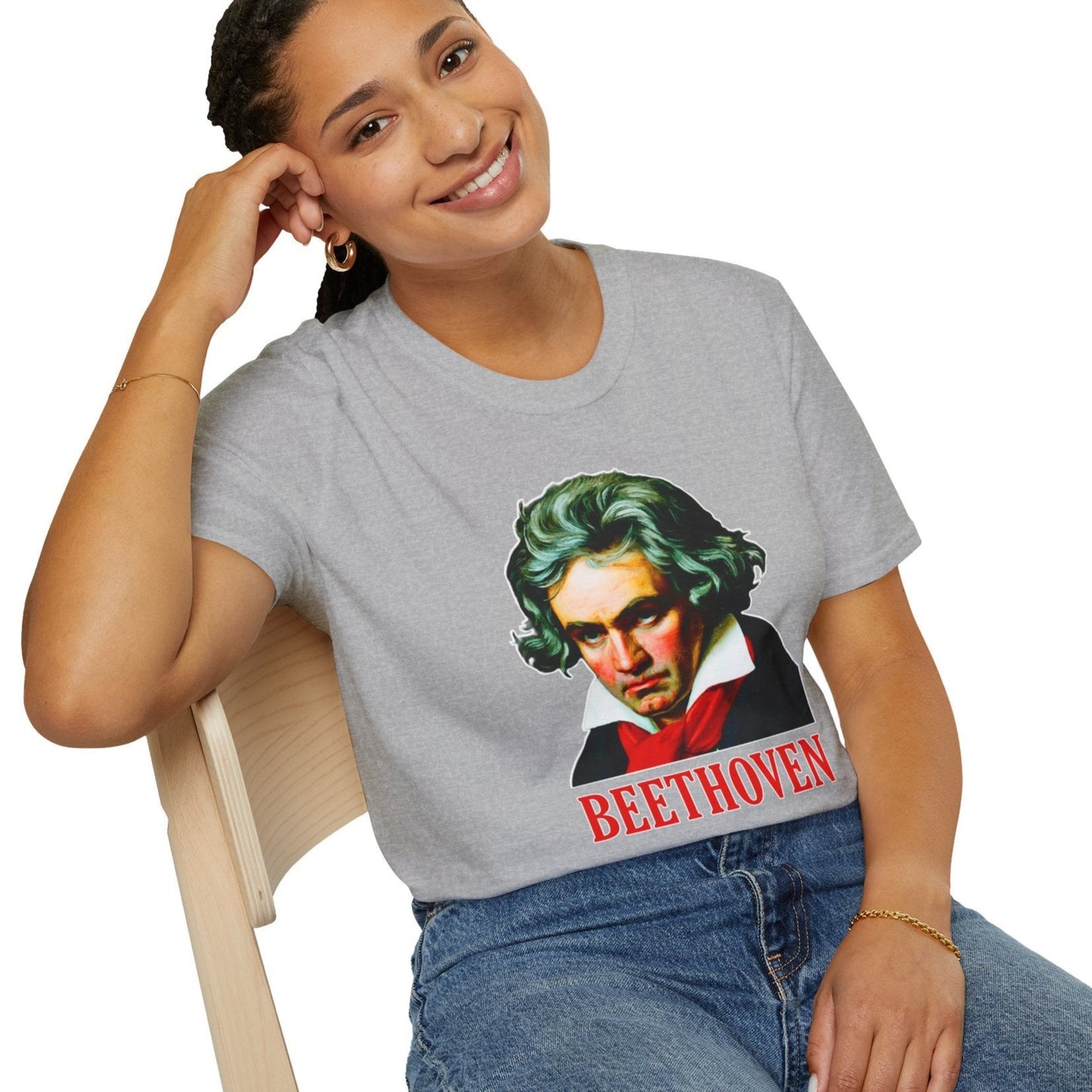 Beethoven Unisex Softstyle T-Shirt - Perfect for Music Lovers