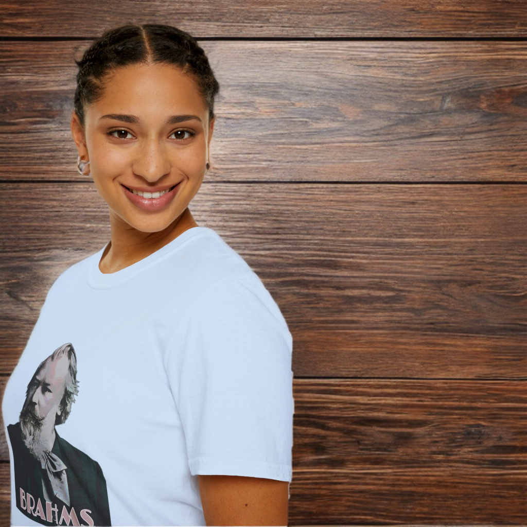 Brahms Unisex Softstyle T-Shirt - Perfect for Music Lovers
