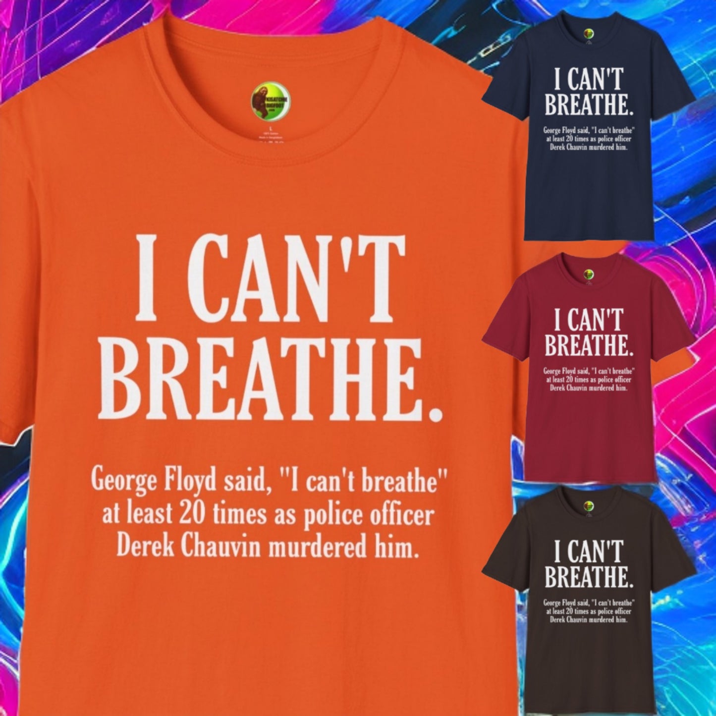 I Can't Breathe Unisex Softstyle T-Shirt