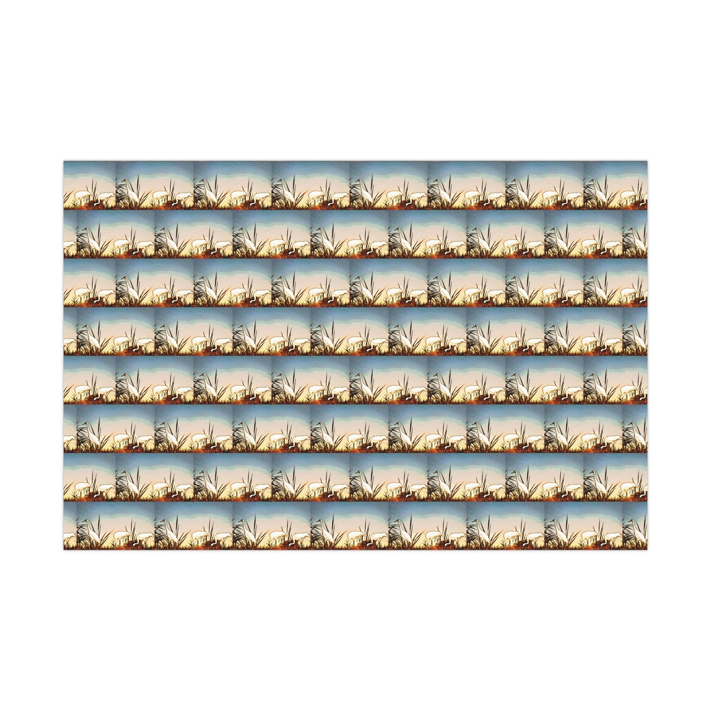 Louisiana Whooping Cranes Gift Wrap Papers