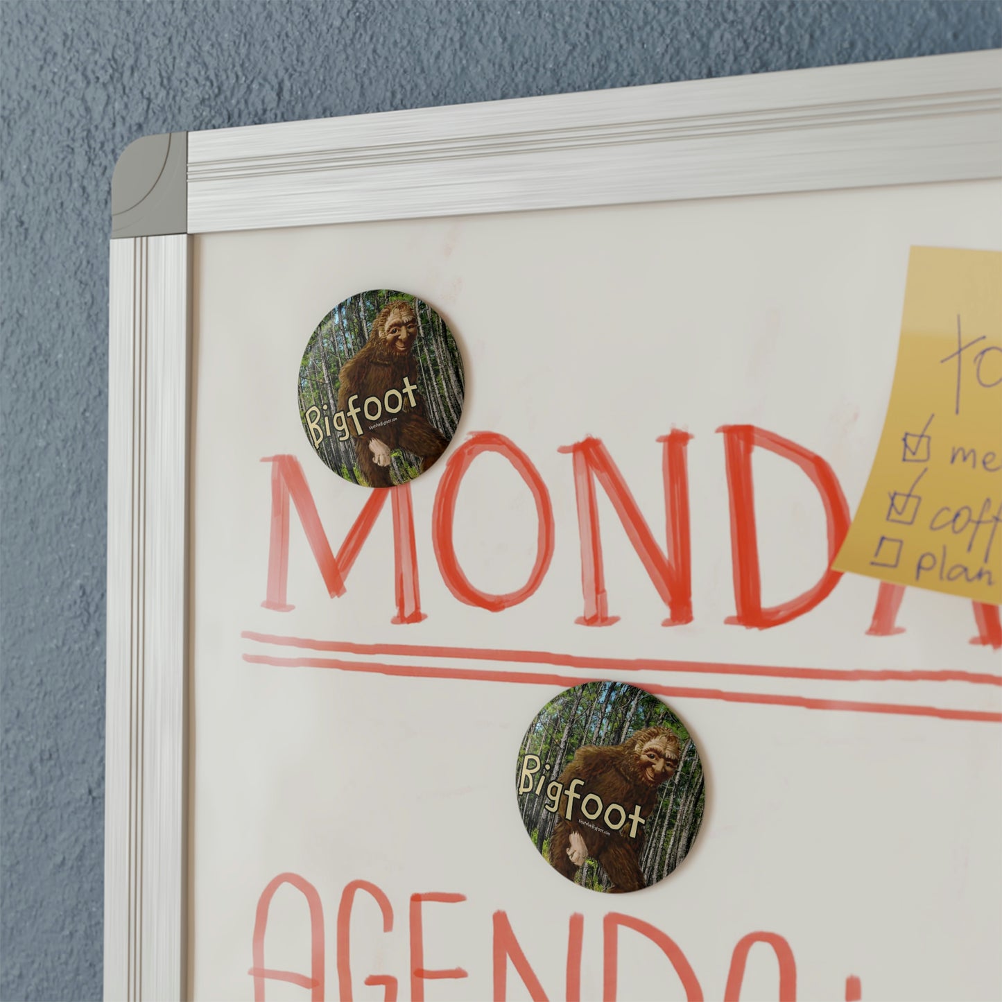 Round Bigfoot Magnets
