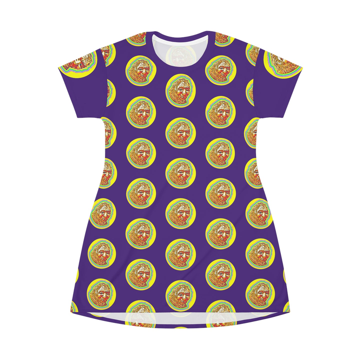 Bigfoot's Mardi Gras T-Shirt Dress