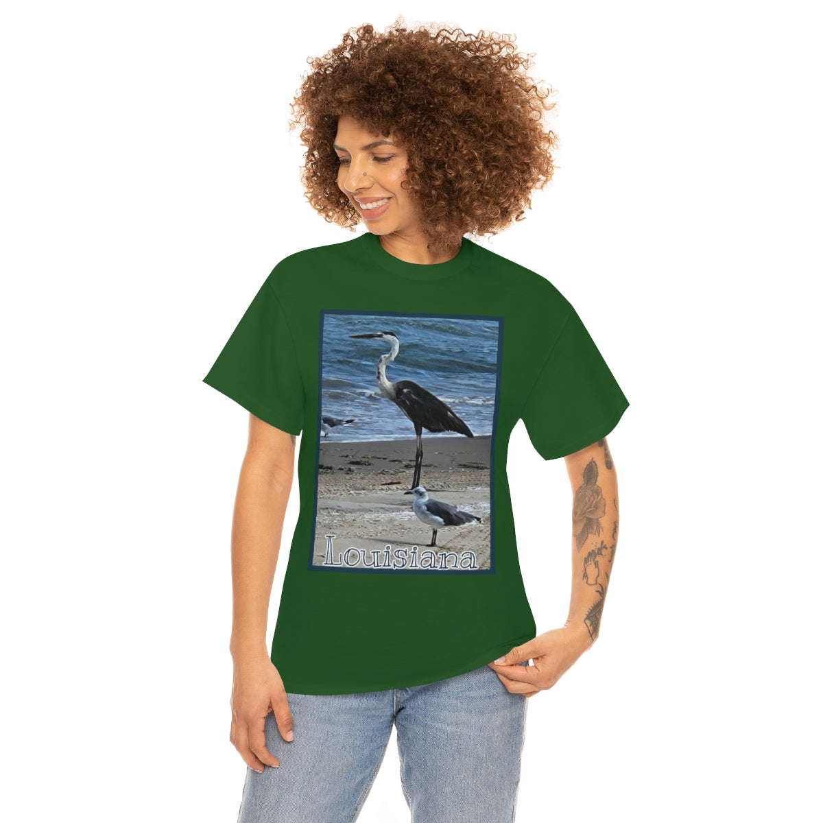 Louisiana Coast Heavy Cotton Tee