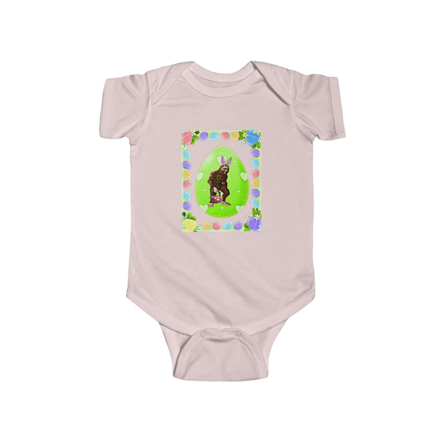Bigfoot Easter Fine Jersey Bodysuit