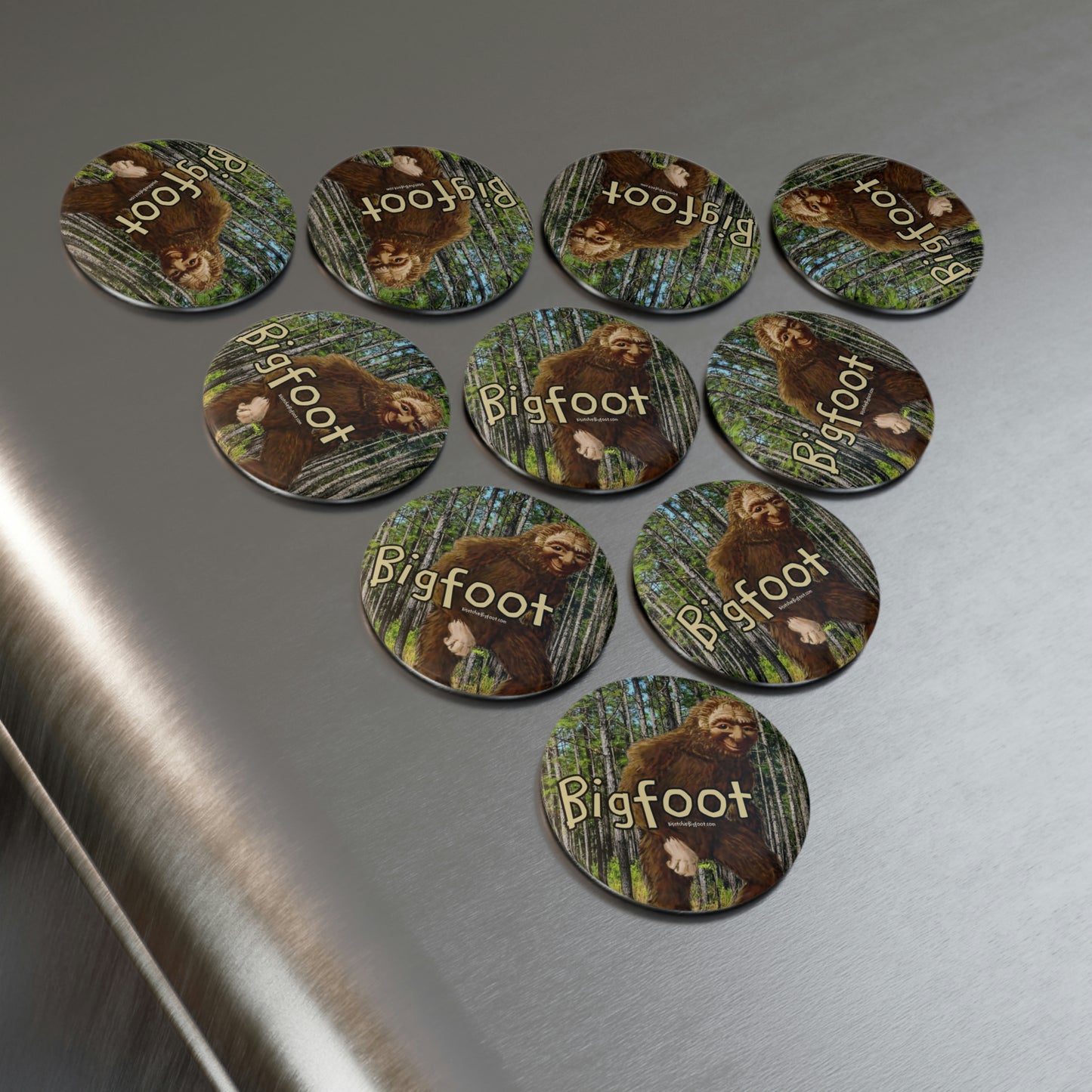Round Bigfoot Magnets