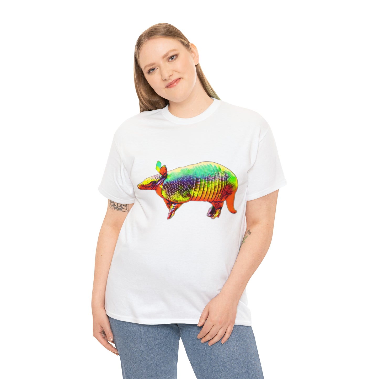 Golden Armadillo Unisex Heavy Cotton Tee