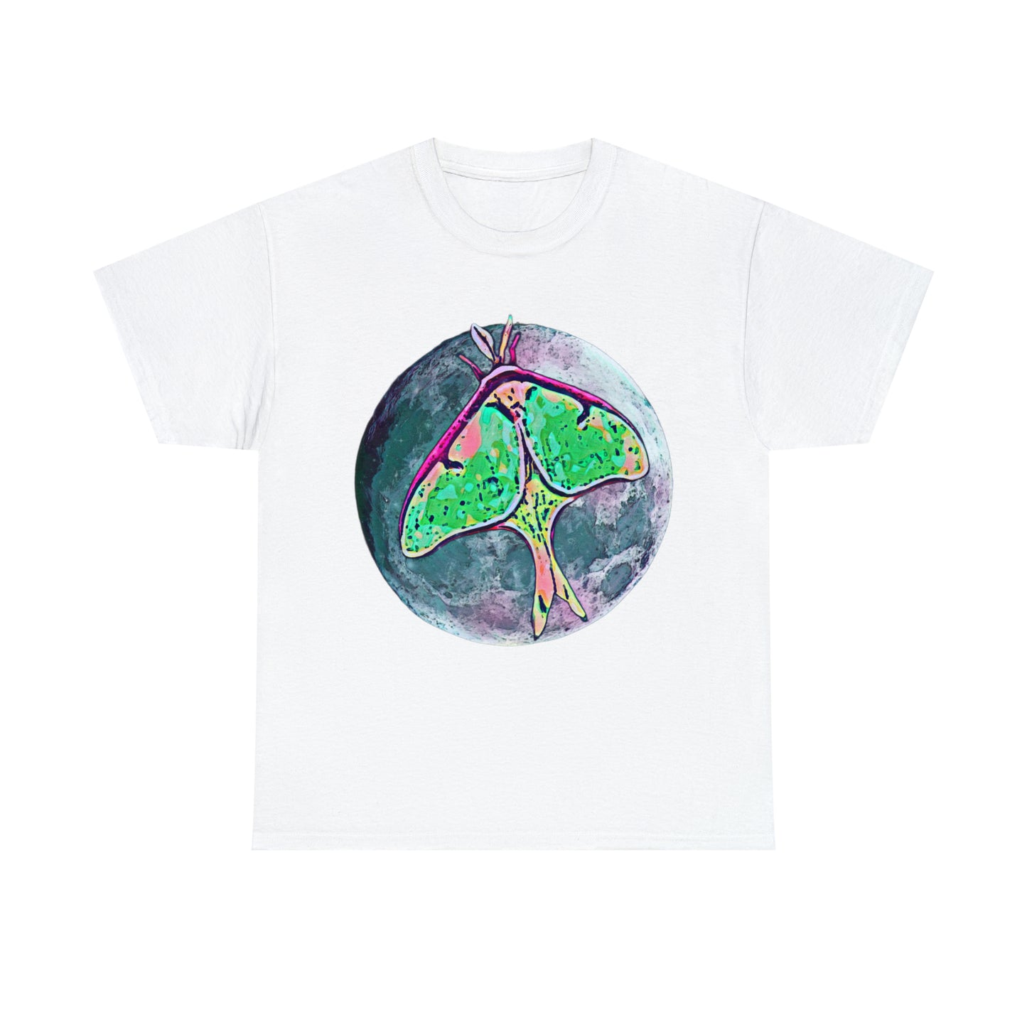 Luna Moth Unisex Heavy Cotton Tee