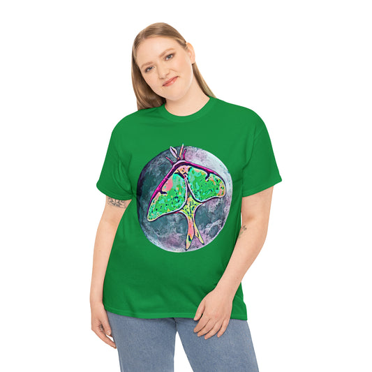 Luna Moth Unisex Heavy Cotton Tee