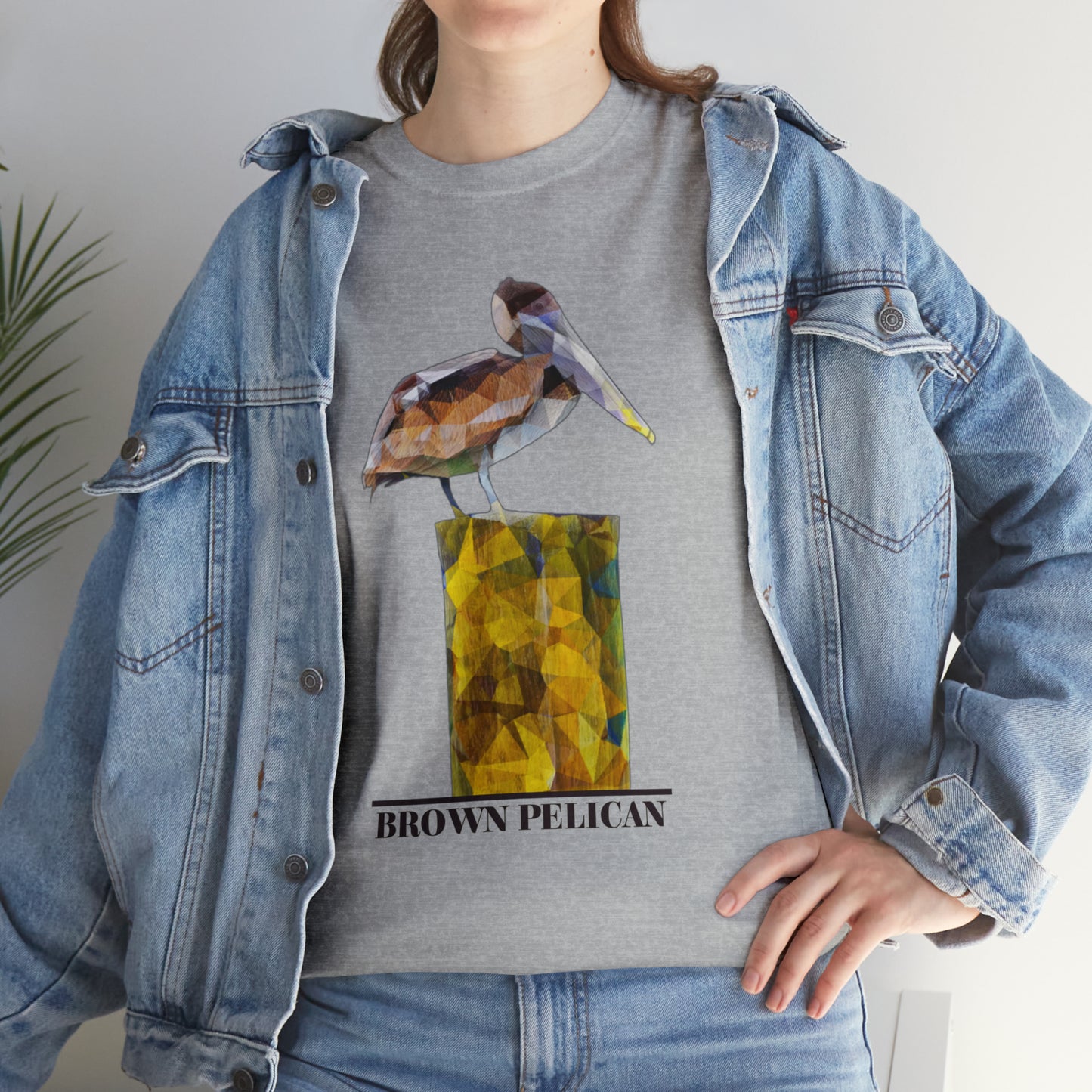 Brown Pelican Unisex Heavy Cotton Tee