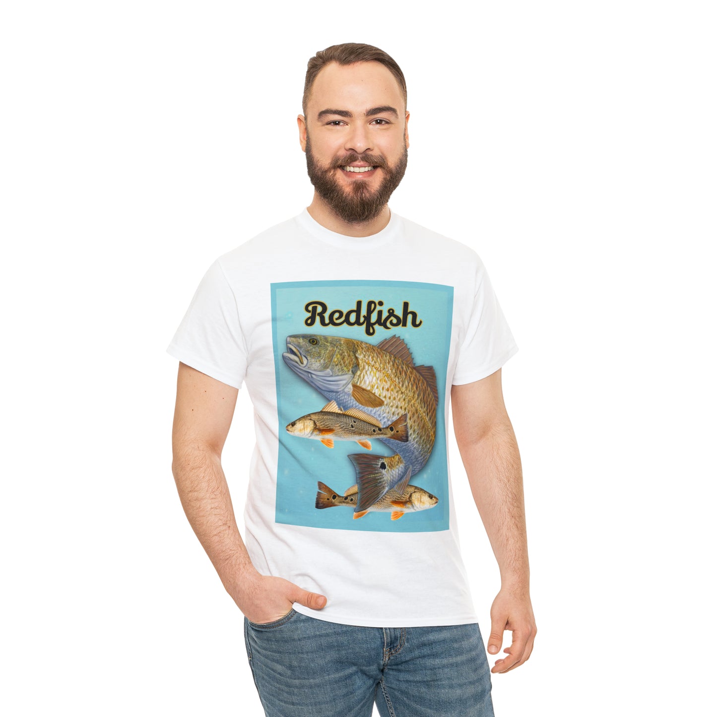 Redfish Unisex Heavy Cotton Tee