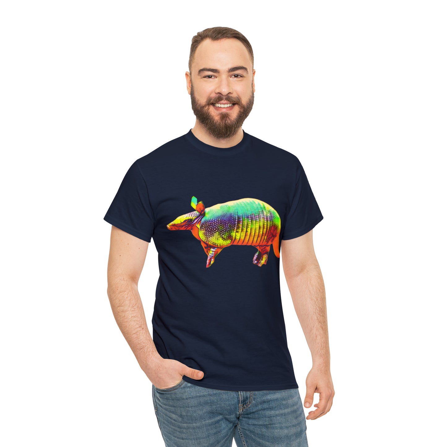 Golden Armadillo Unisex Heavy Cotton Tee