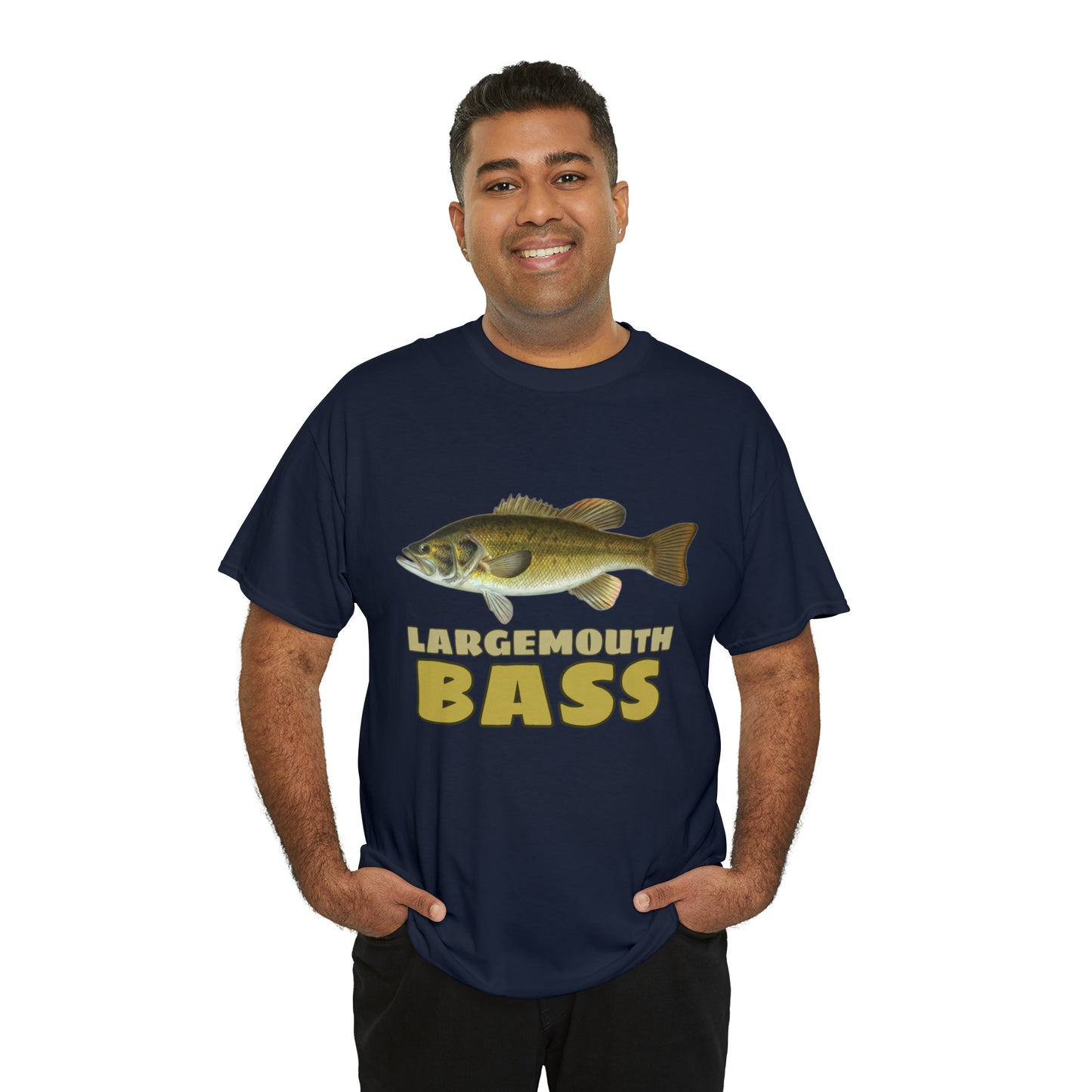 Largemouth Bass Unisex Heavy Cotton Tee