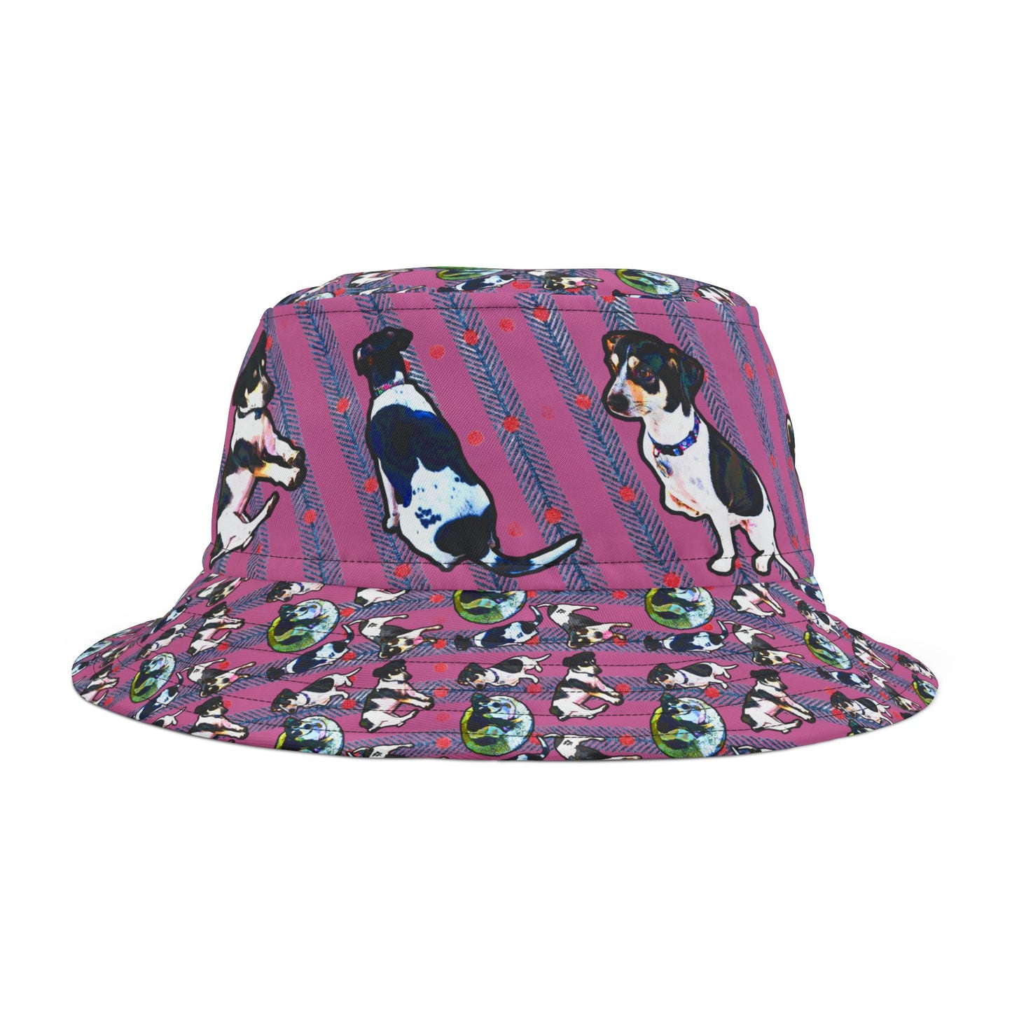 Trixie the Wonder Dog Pink Bucket Hat