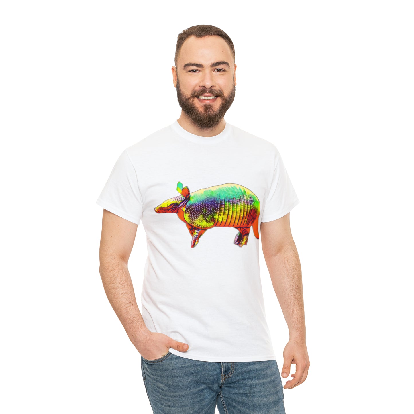 Golden Armadillo Unisex Heavy Cotton Tee