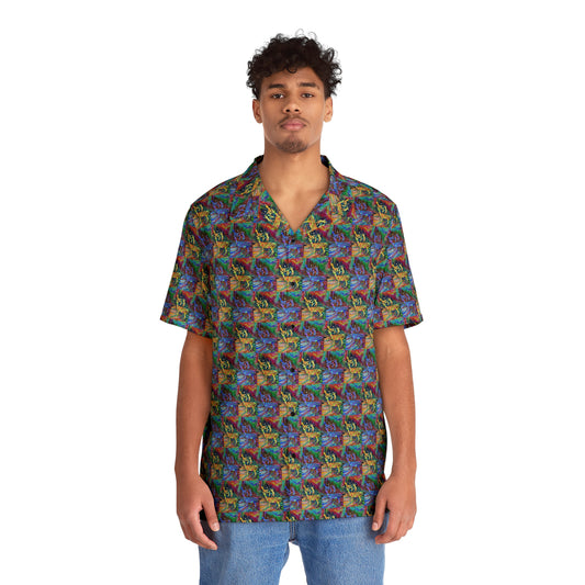 Men's Hawaiian Kisatchie Stylized Deer Shirt