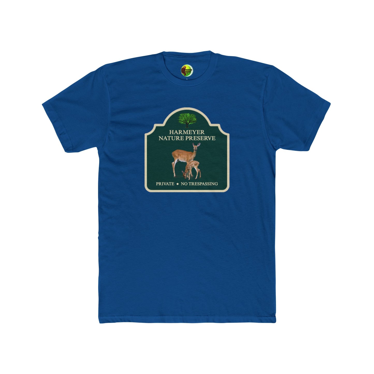 Nature Preserve Logo Cotton Tee — Color Wildlife Emblem