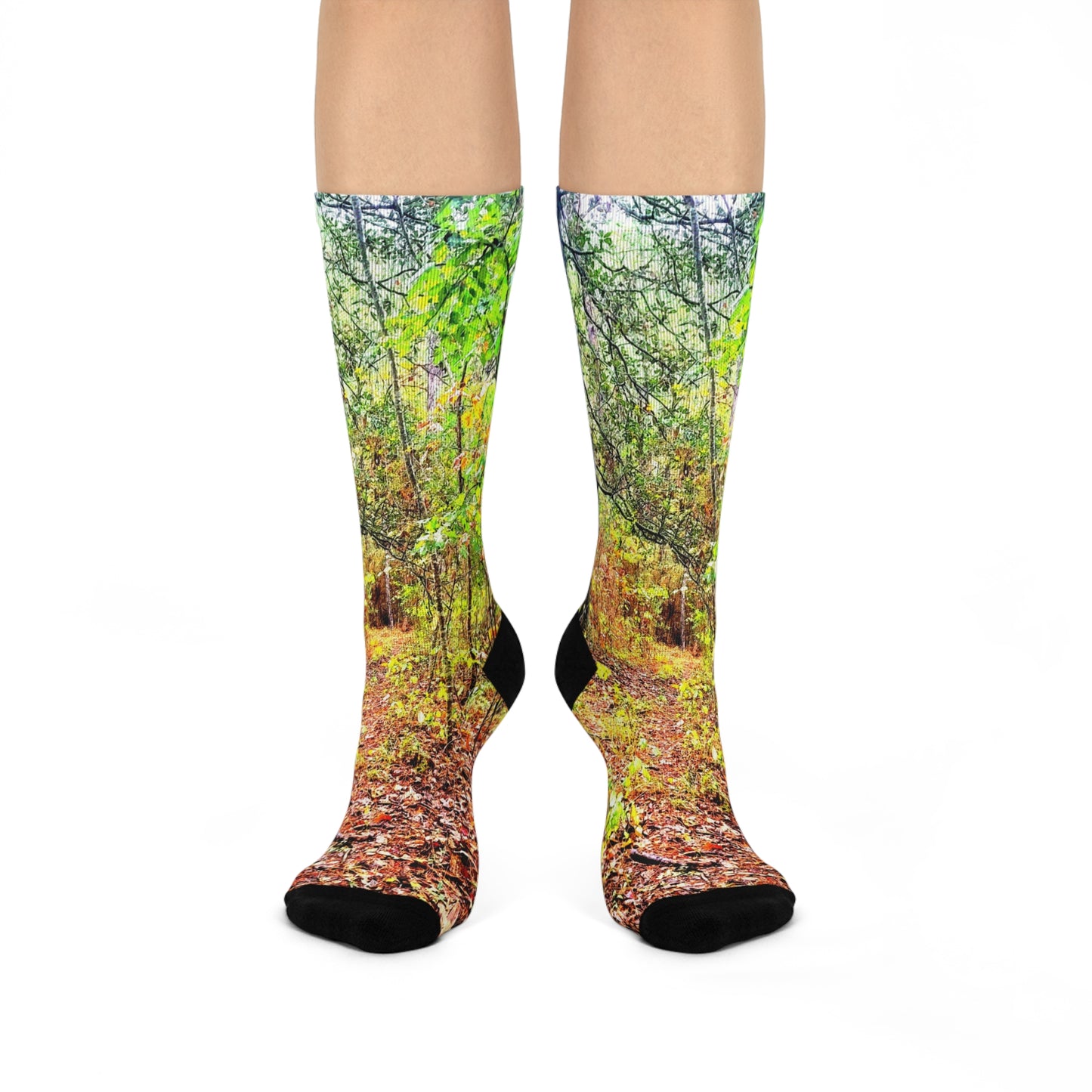 Colorful Forest Crew Socks