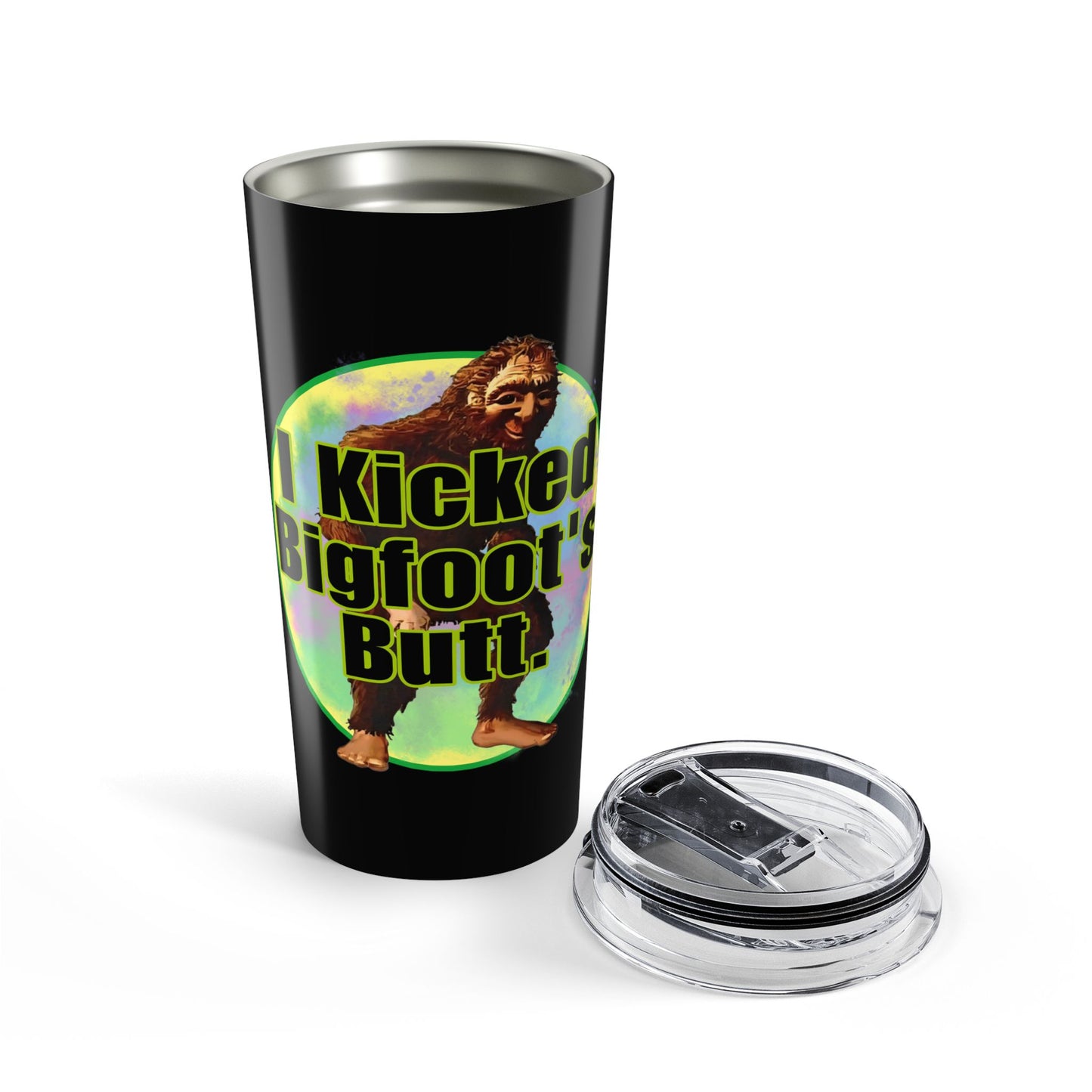Bigfoot Trophy 20oz Tumbler - Funny 'Winner' Bigfoot Design