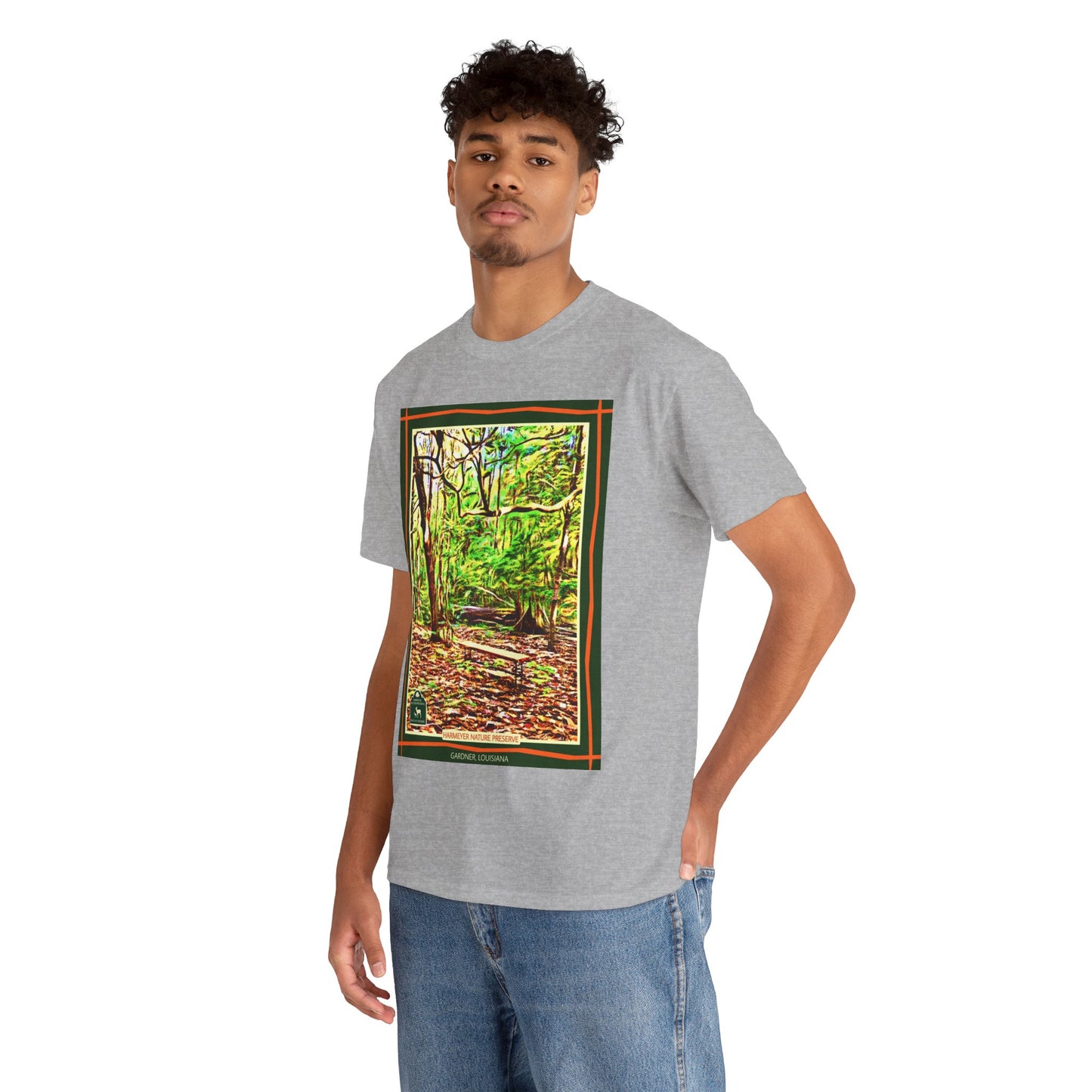 Harmeyer Nature Preserve Tee — Stylized Nature Park Graphic