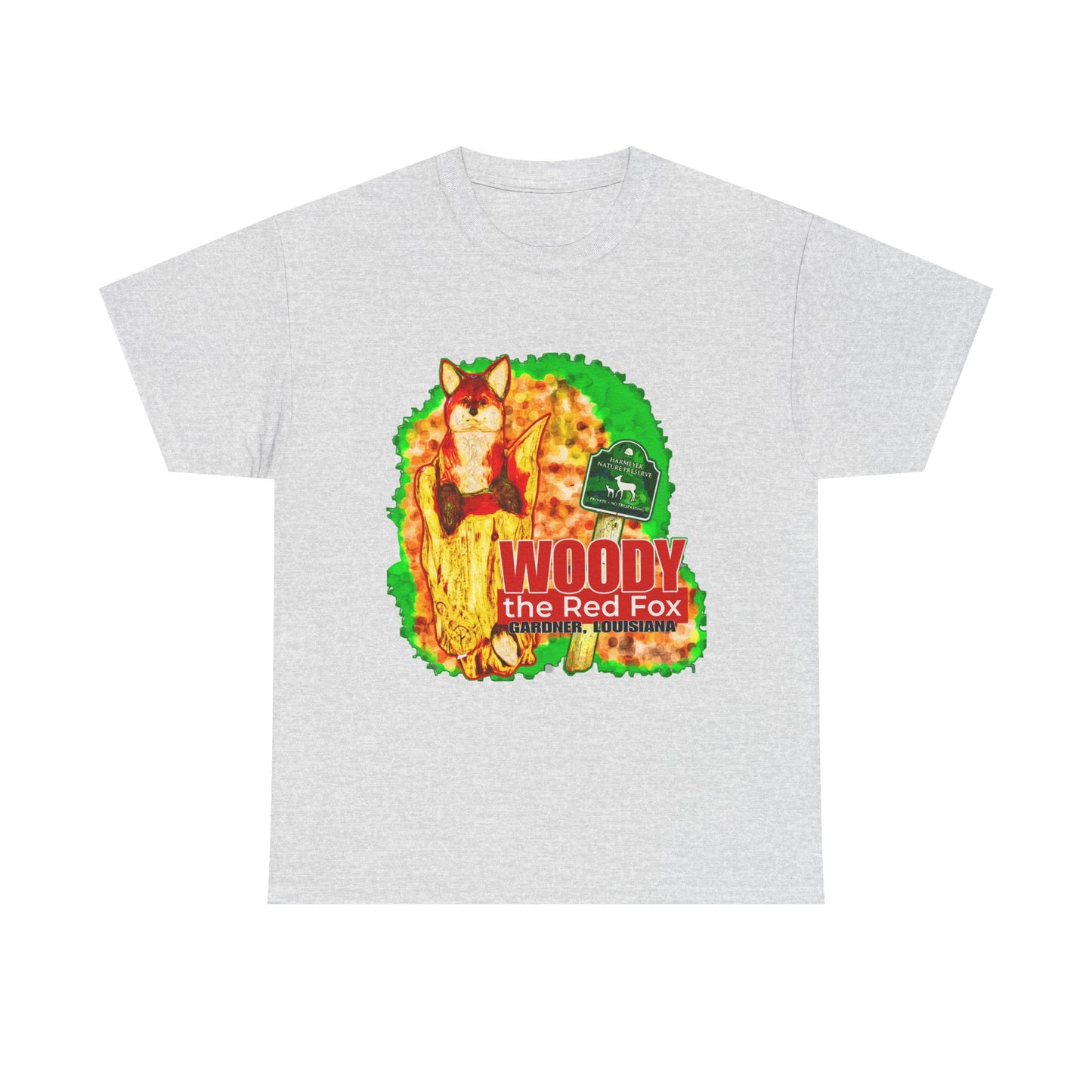 Woody the Red Fox Unisex Heavy Cotton Tee - Graphic Tee
