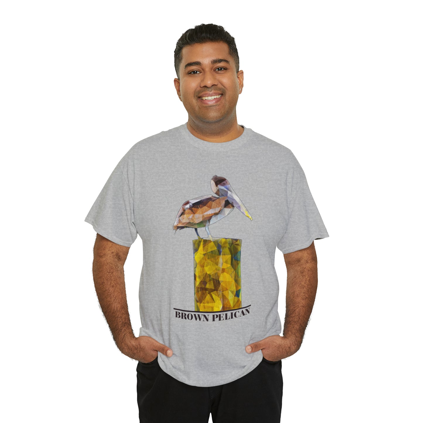 Brown Pelican Unisex Heavy Cotton Tee