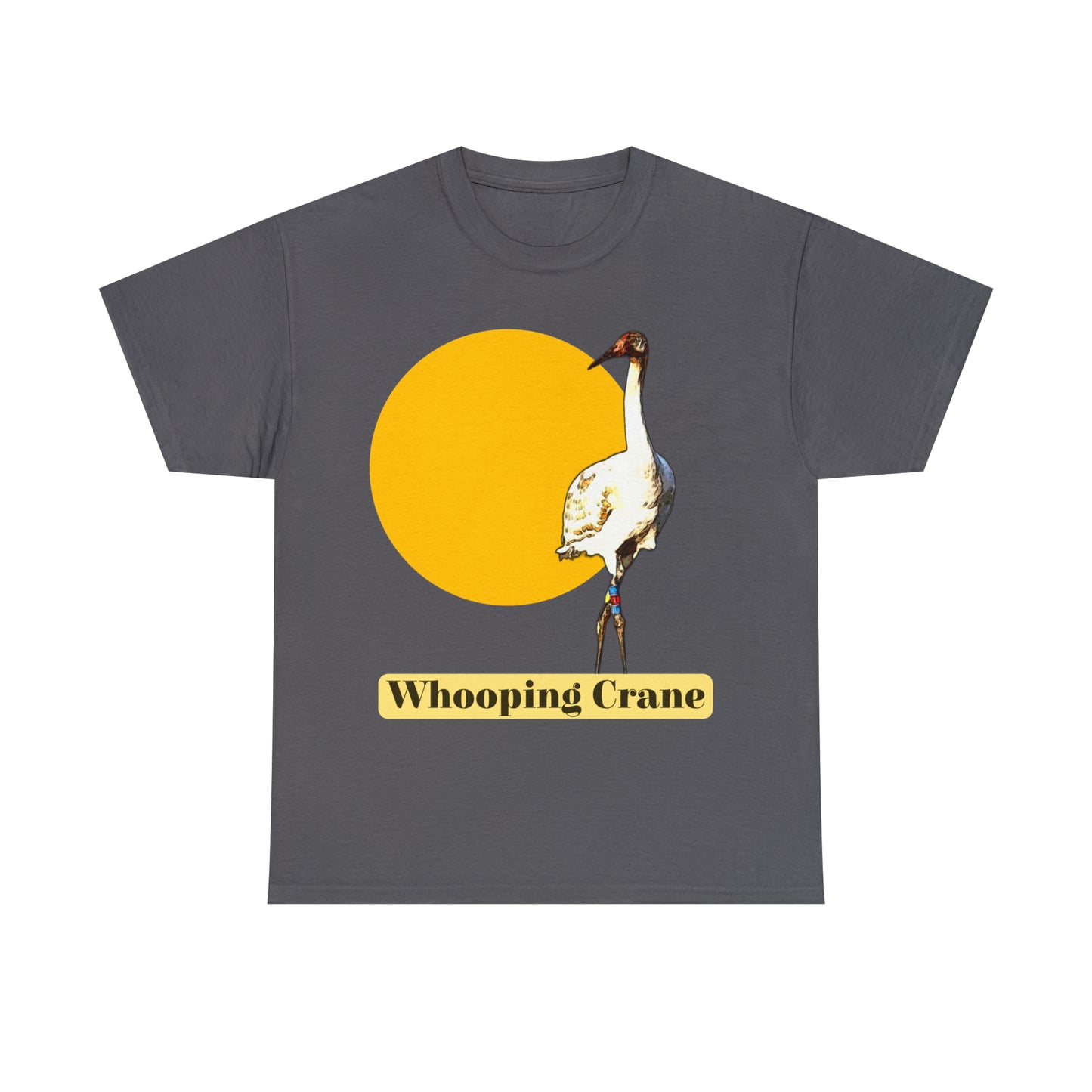 Whooping Crane Unisex Heavy Cotton Tee