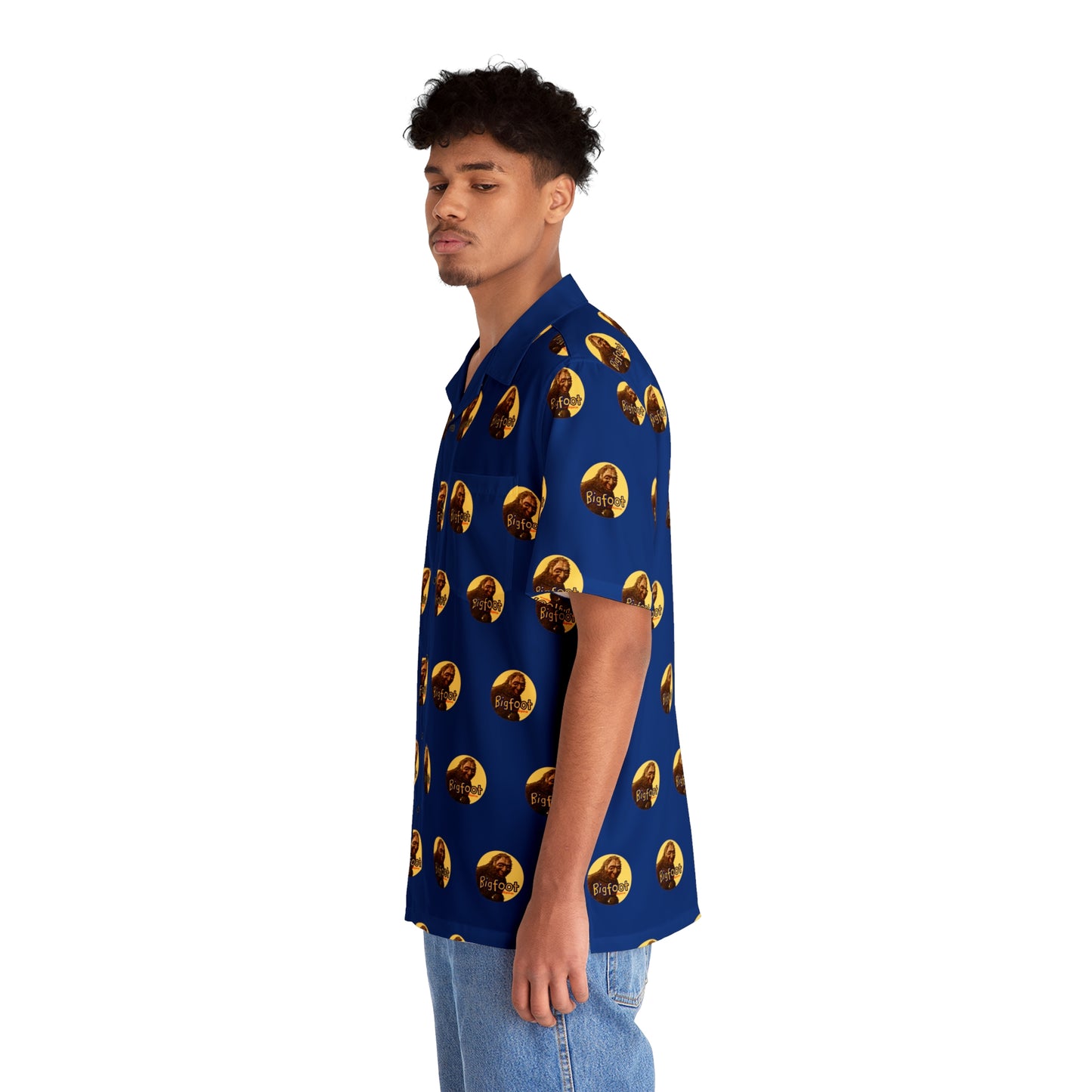 Men's Hawaiian Bigfoot Shirt