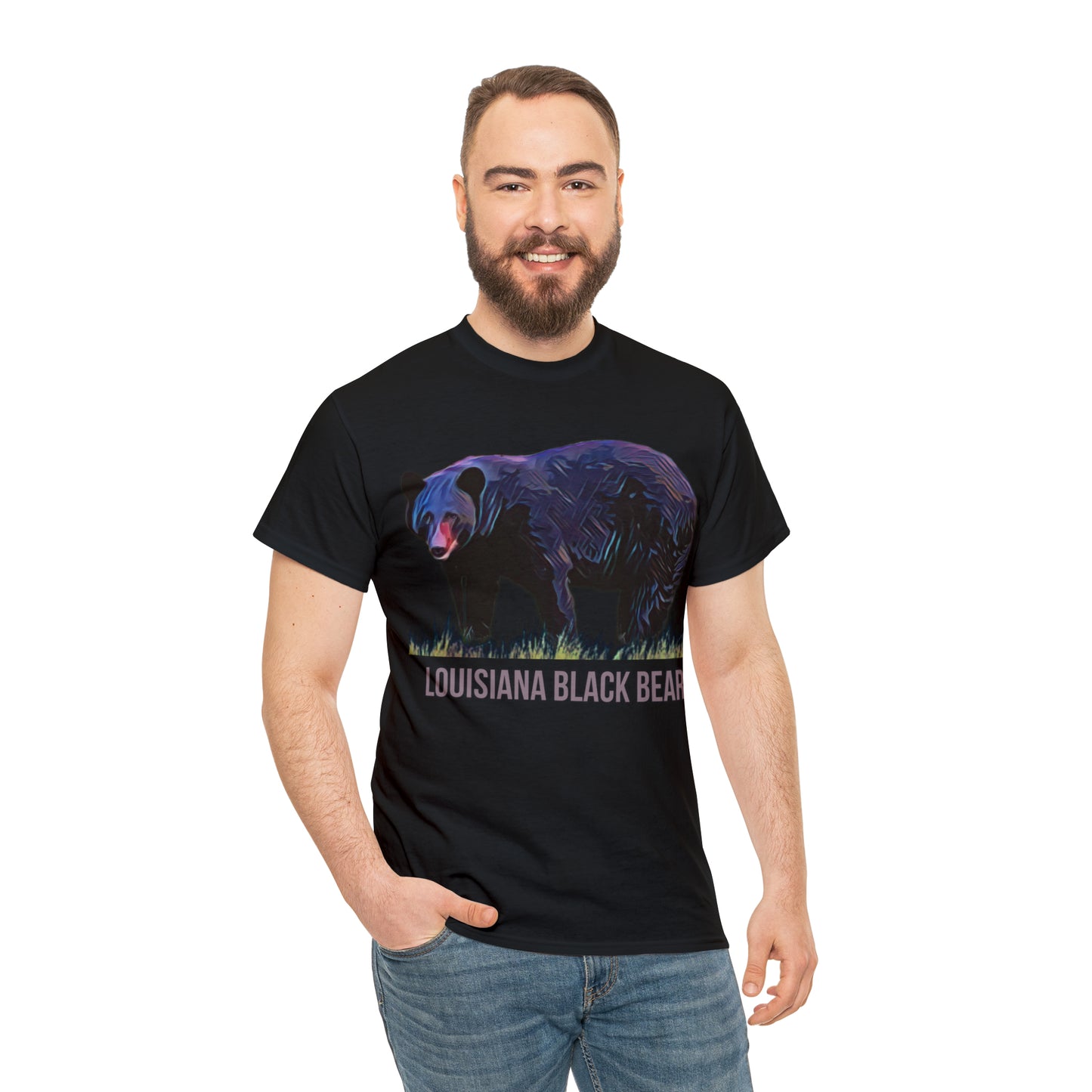 Louisiana Black Bear Unisex Heavy Cotton Tee