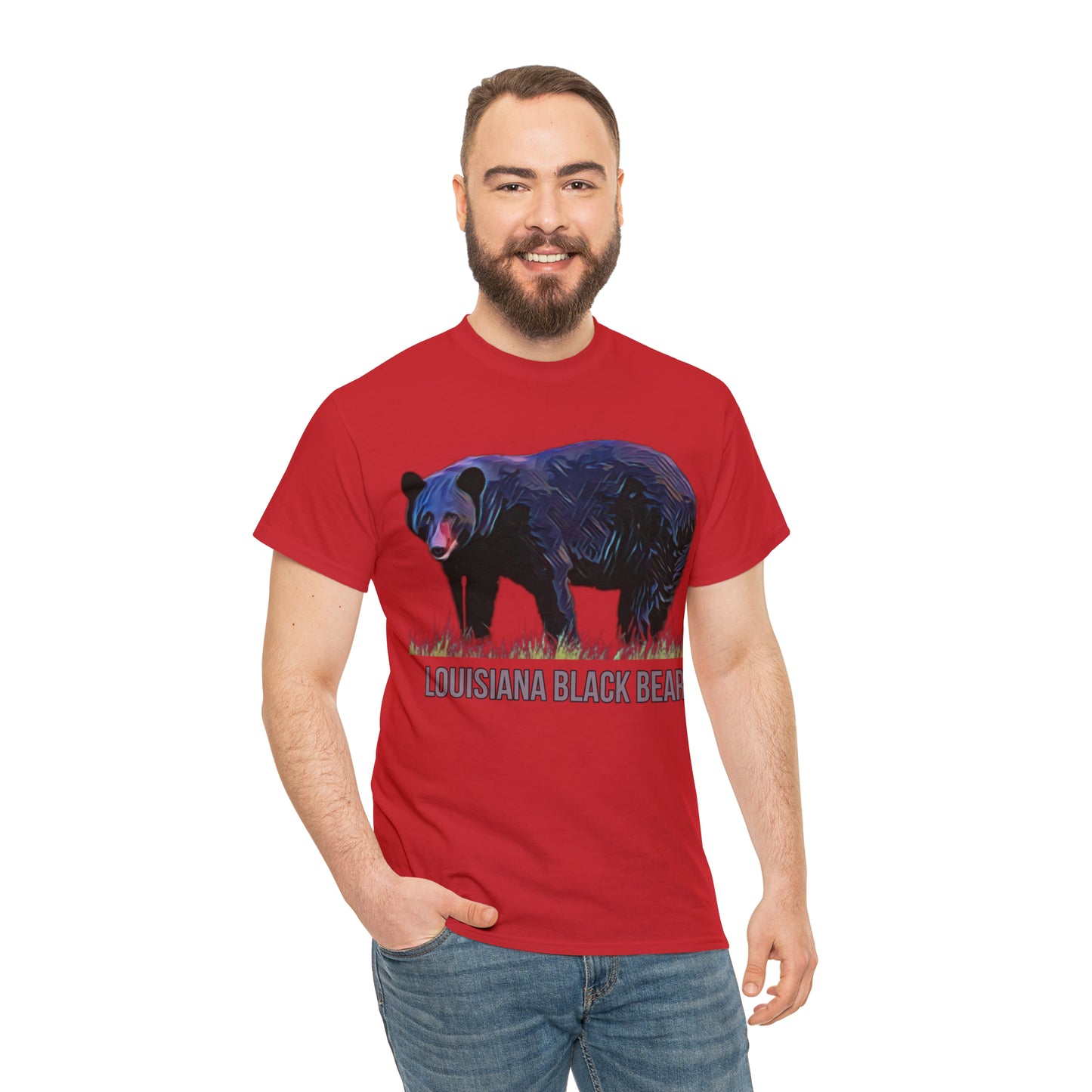 Louisiana Black Bear Unisex Heavy Cotton Tee