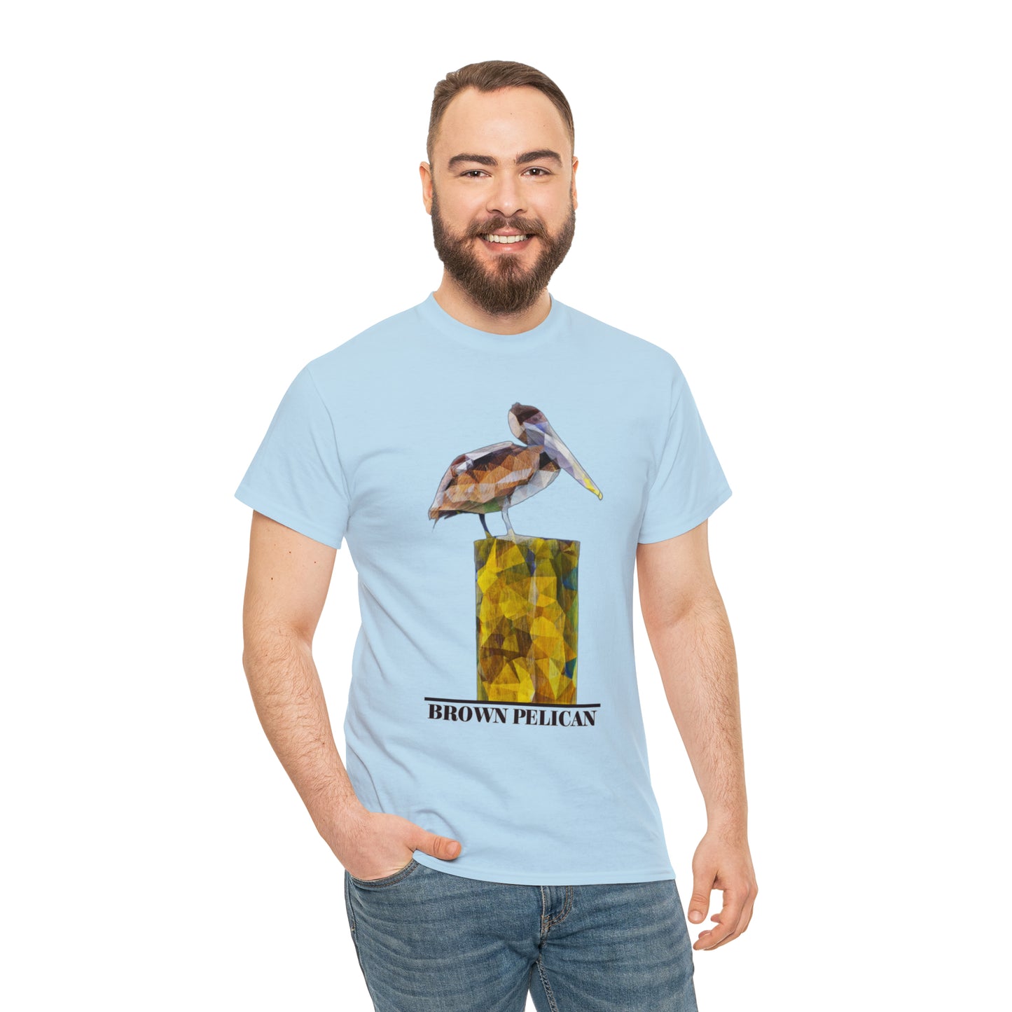 Brown Pelican Unisex Heavy Cotton Tee