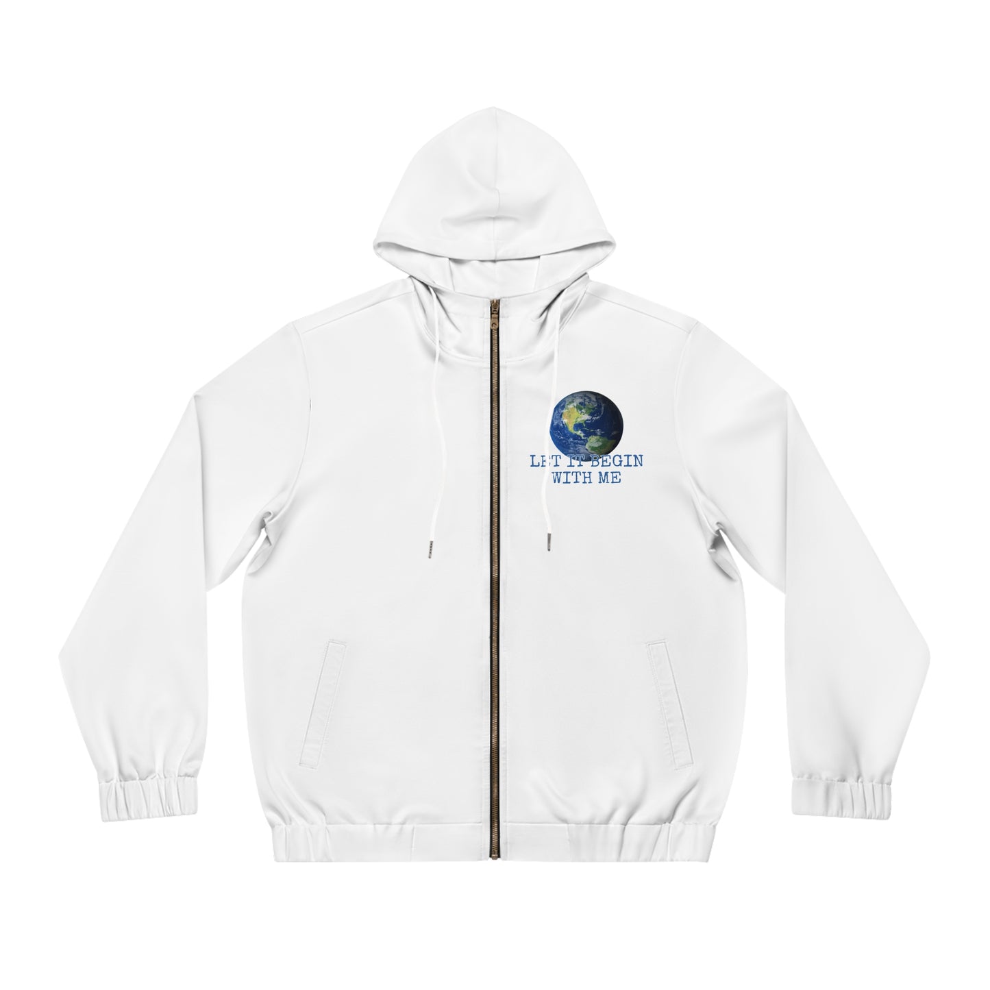 Men's (or Women's) Full-Zip Let It Begin With Me Hoodie