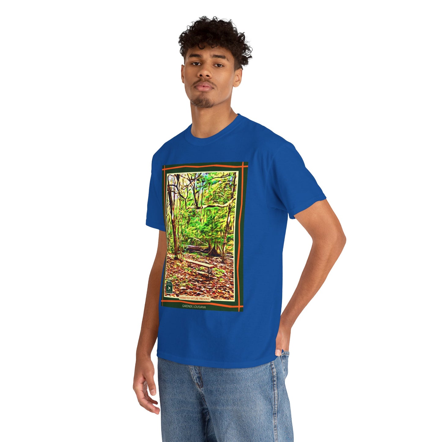 Harmeyer Nature Preserve Tee — Stylized Nature Park Graphic