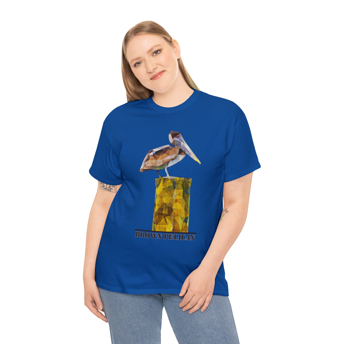 Brown Pelican Unisex Heavy Cotton Tee