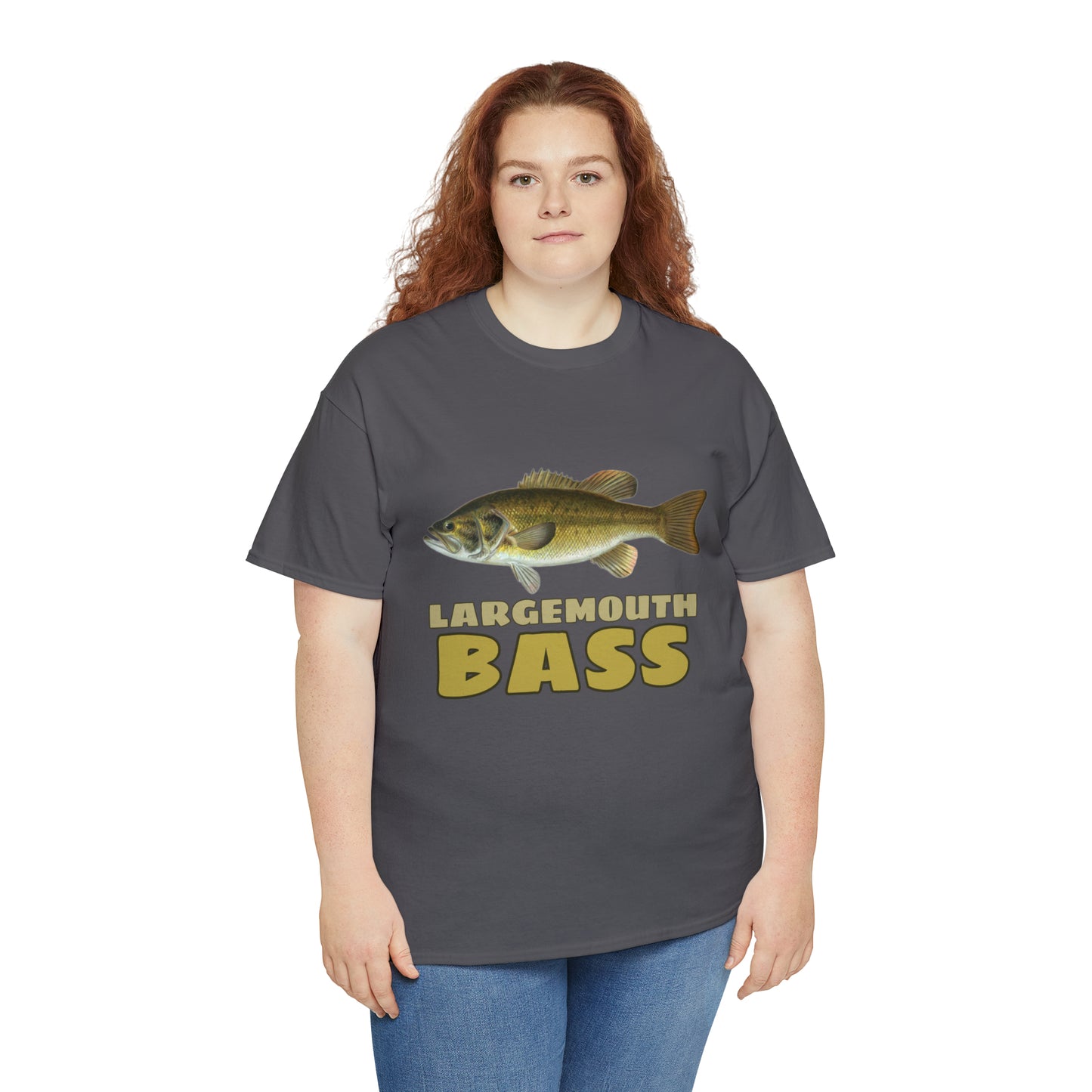 Largemouth Bass Unisex Heavy Cotton Tee