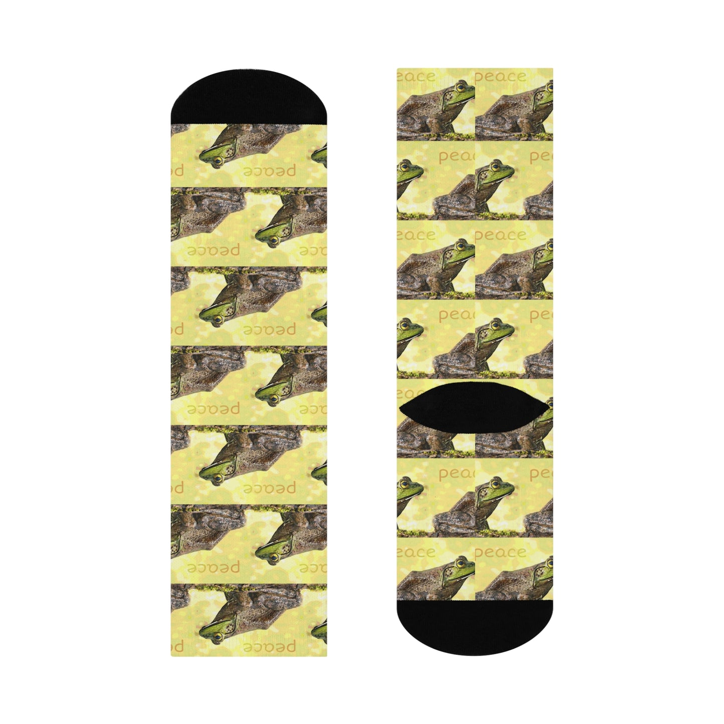 Peaceful Frog Crew Socks