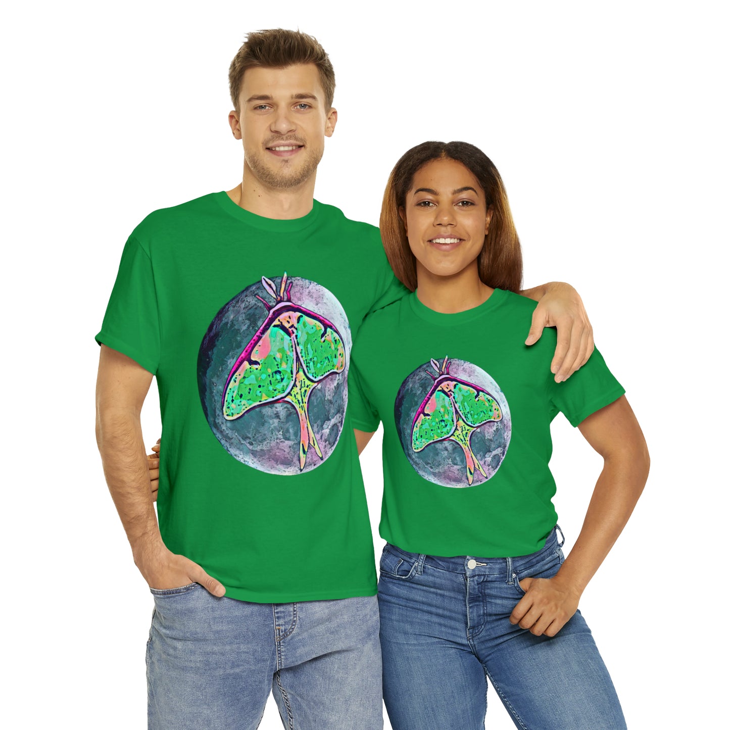 Luna Moth Unisex Heavy Cotton Tee