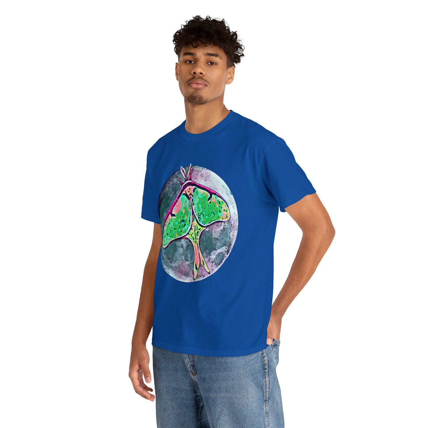 Luna Moth Unisex Heavy Cotton Tee