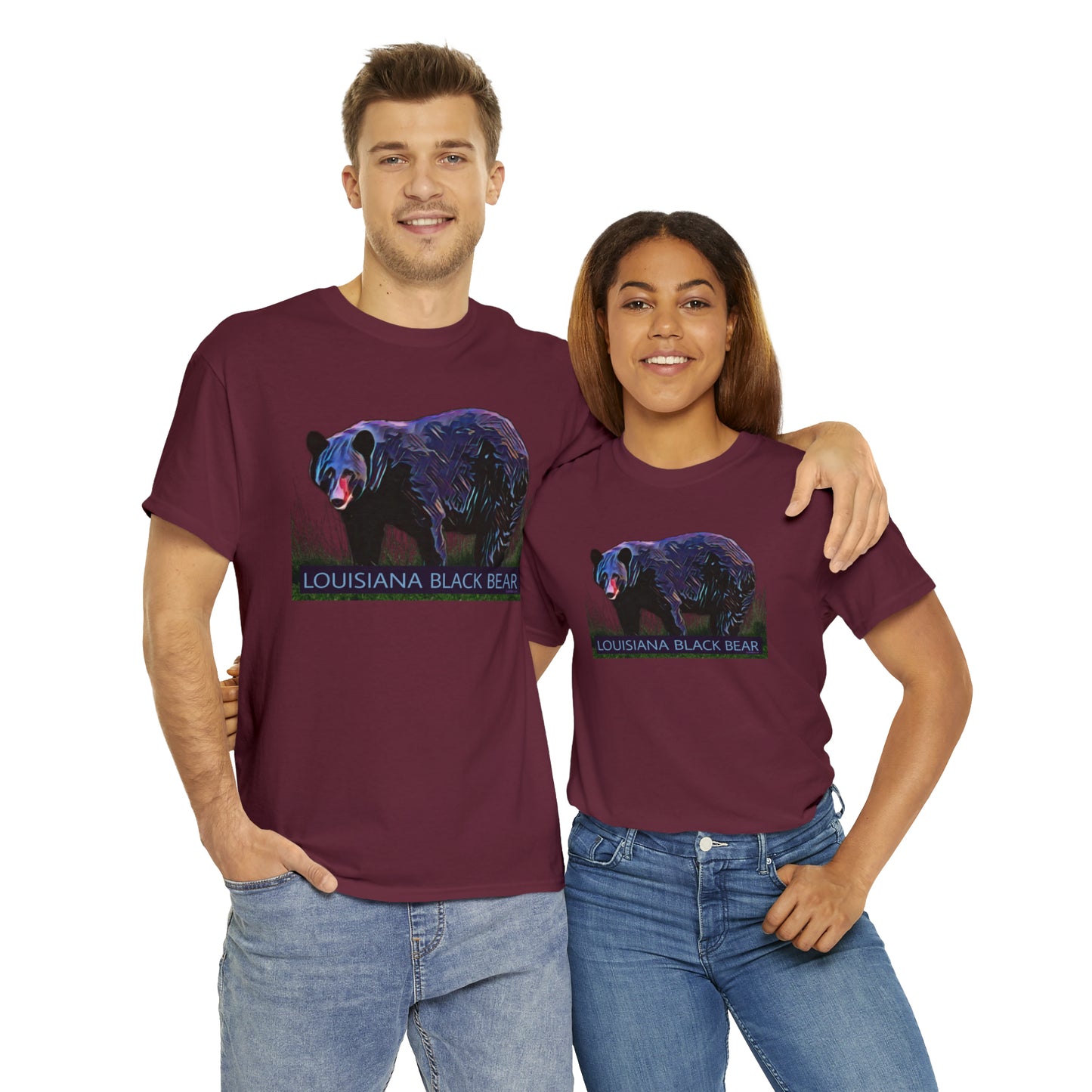 Louisiana Black Bear Unisex Heavy Cotton Tee