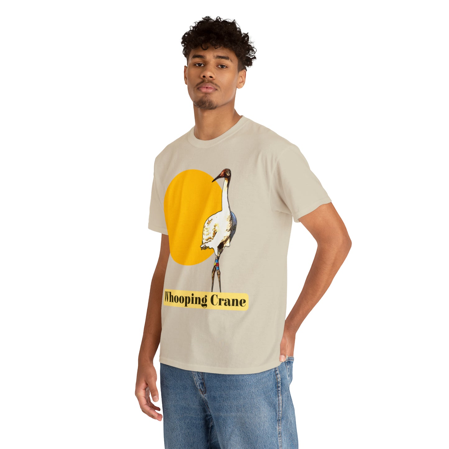 Whooping Crane Unisex Heavy Cotton Tee