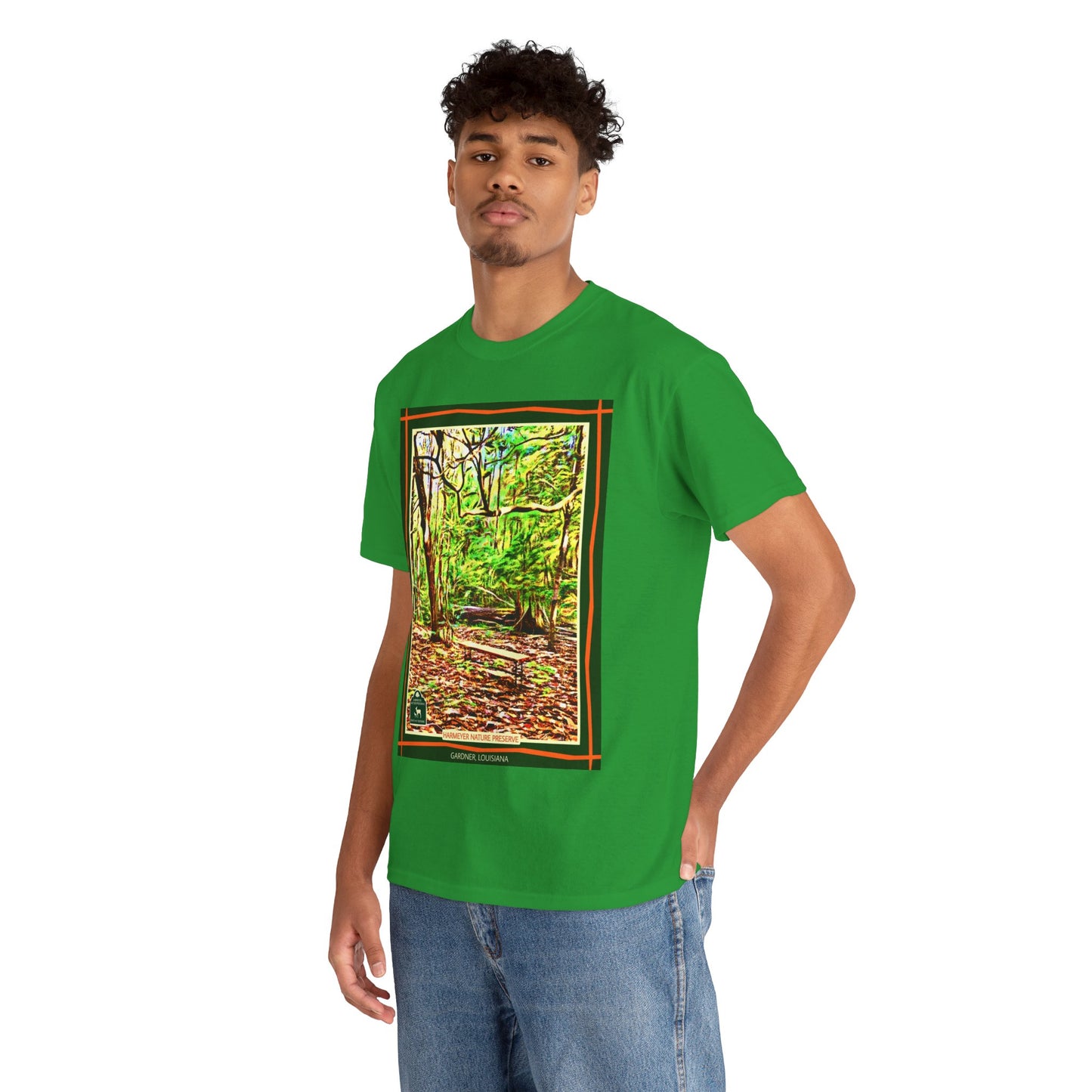 Harmeyer Nature Preserve Tee — Stylized Nature Park Graphic