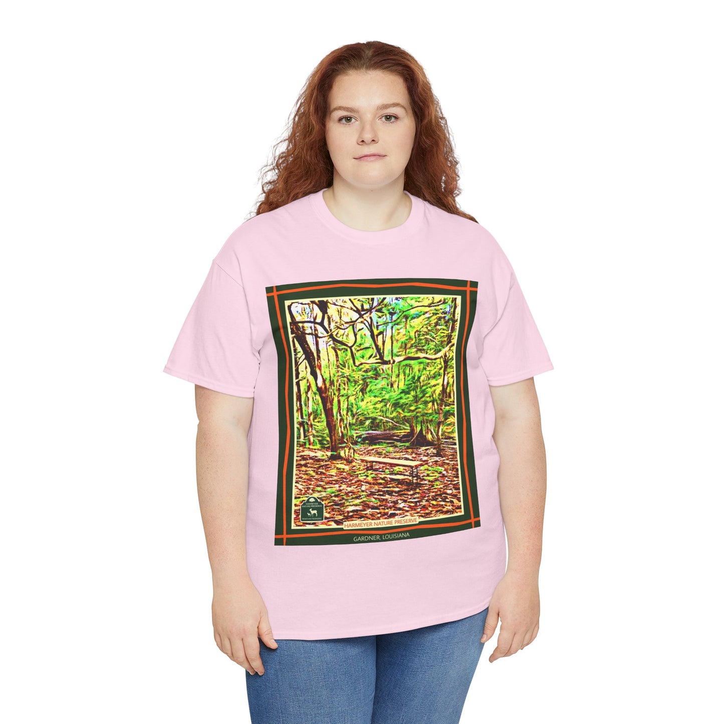 Harmeyer Nature Preserve Tee — Stylized Nature Park Graphic