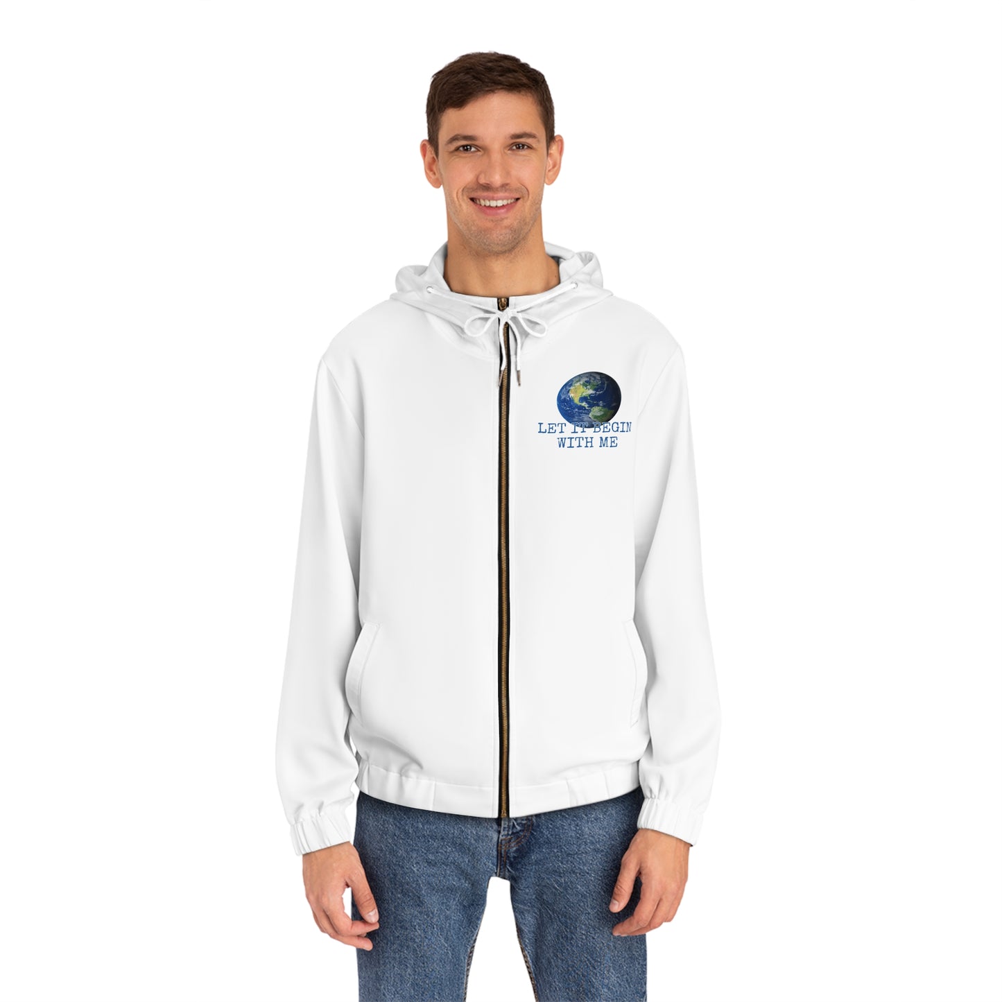 Men's (or Women's) Full-Zip Let It Begin With Me Hoodie