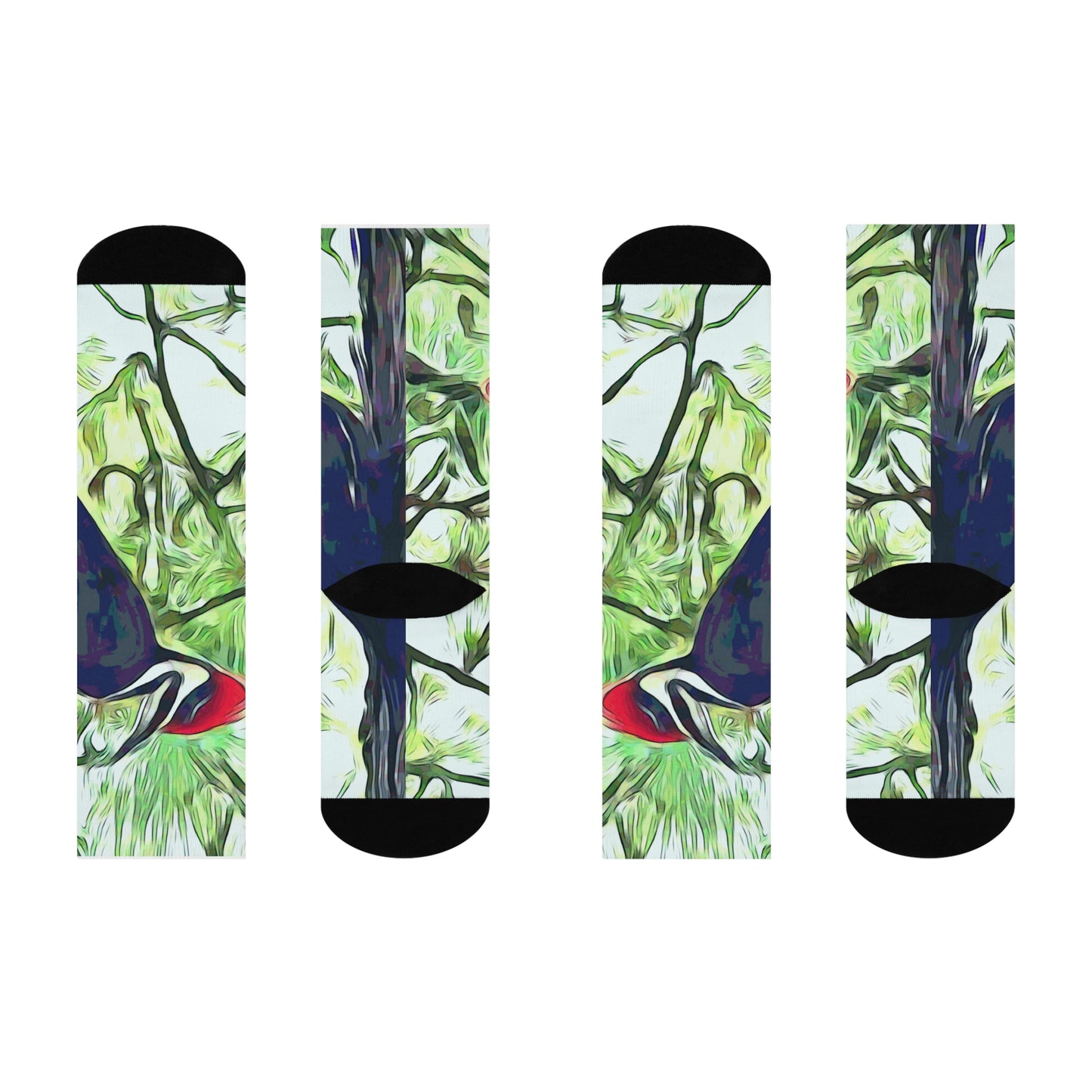 Pileated Woodpecker Crew Socks