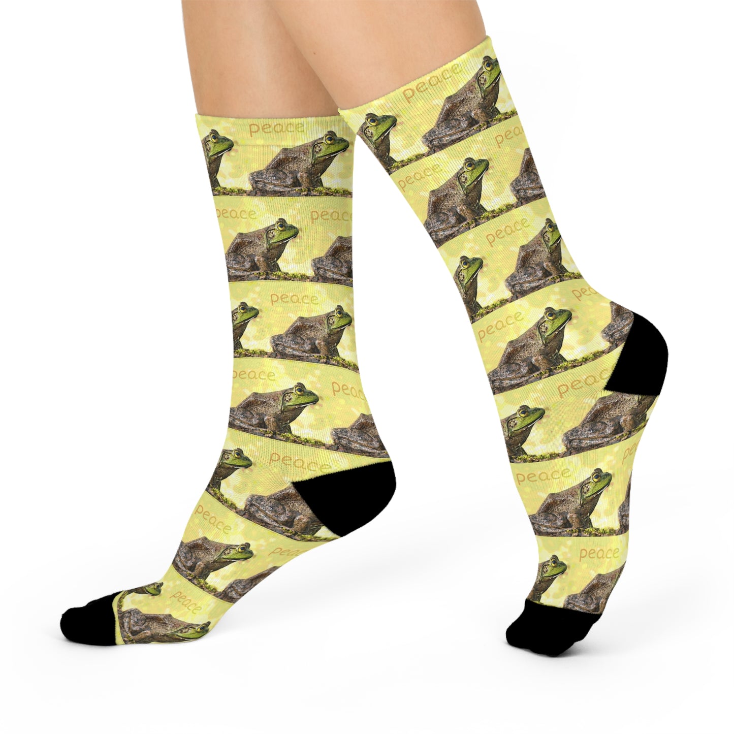 Peaceful Frog Crew Socks