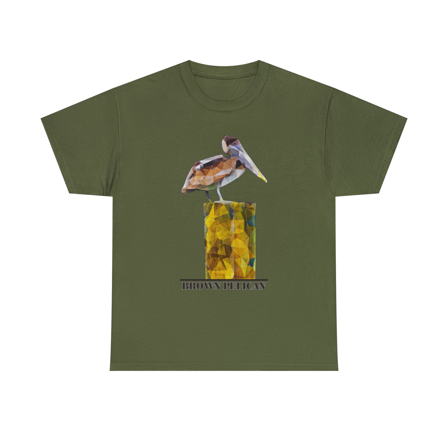 Brown Pelican Unisex Heavy Cotton Tee