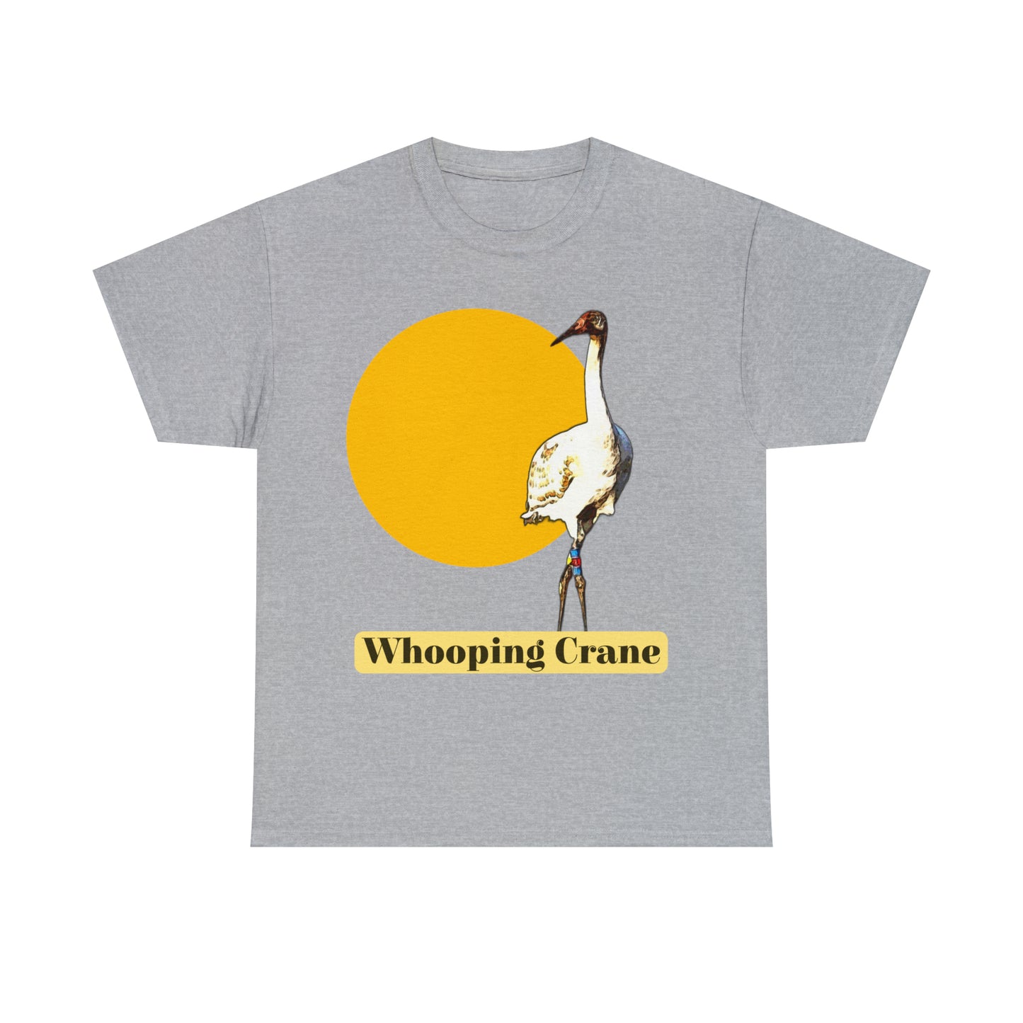 Whooping Crane Unisex Heavy Cotton Tee